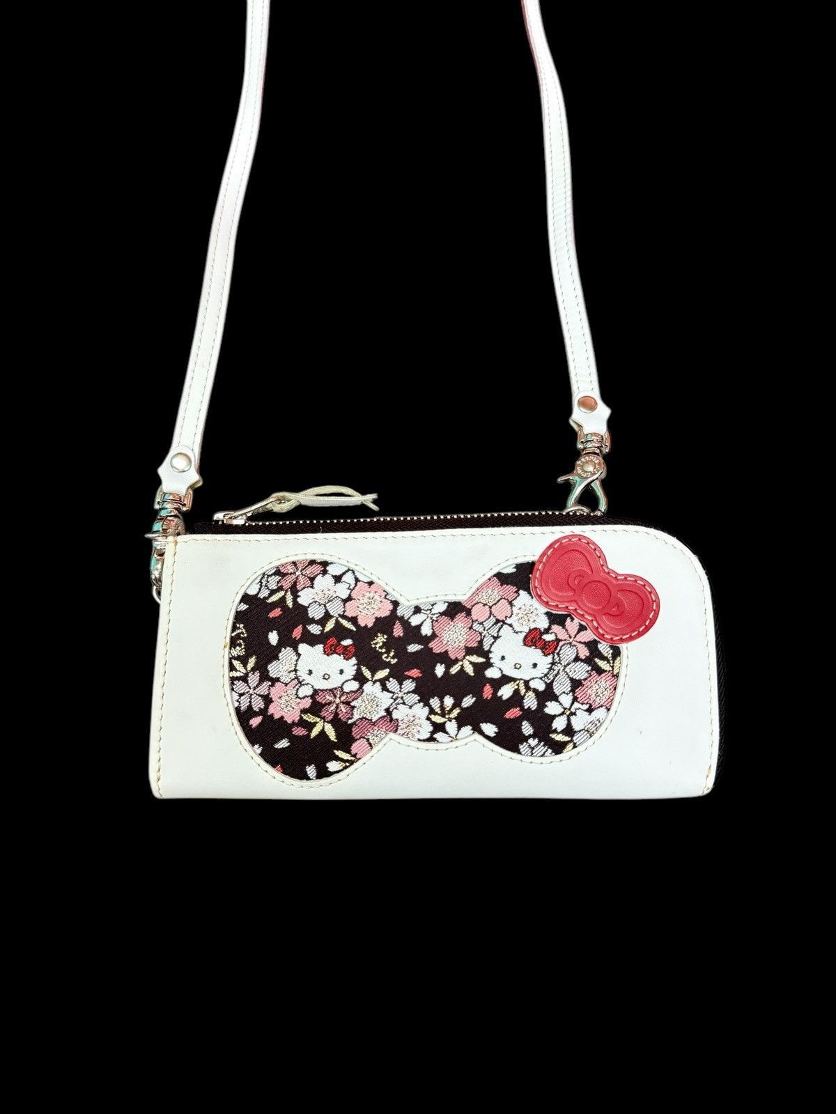Cartoon Network HELLO KITTY WHITE LEATHER SHOULDER WALLET BAG Size ONE SIZE - 2 Thumbnail