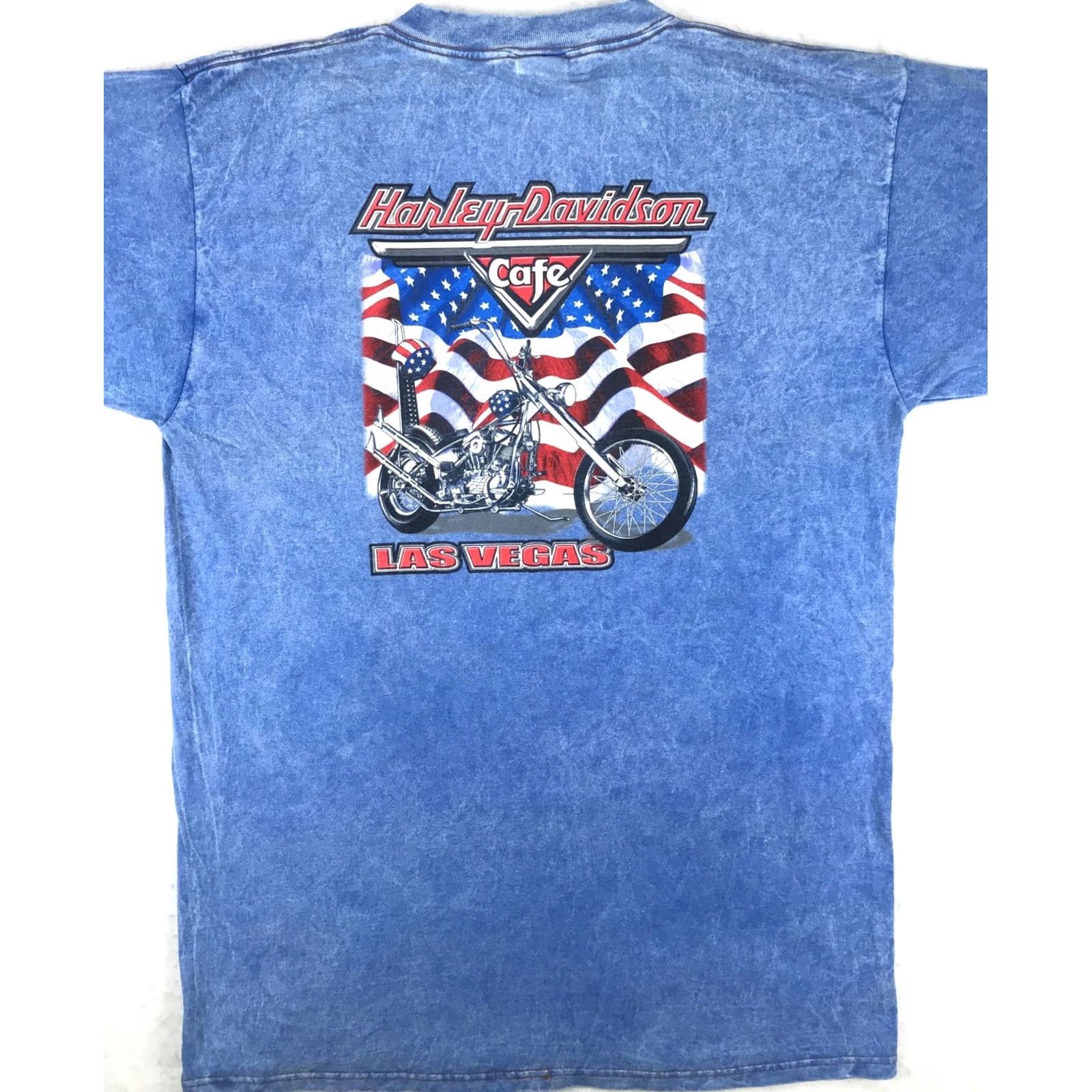 Harley Davidson VINTAGE HARLEY DAVIDSON T-Shirt XL 90s Motorcycle CAFE LAS VEGAS biker nevada Mens Size US XL / EU 56 / 4 - 6 Thumbnail