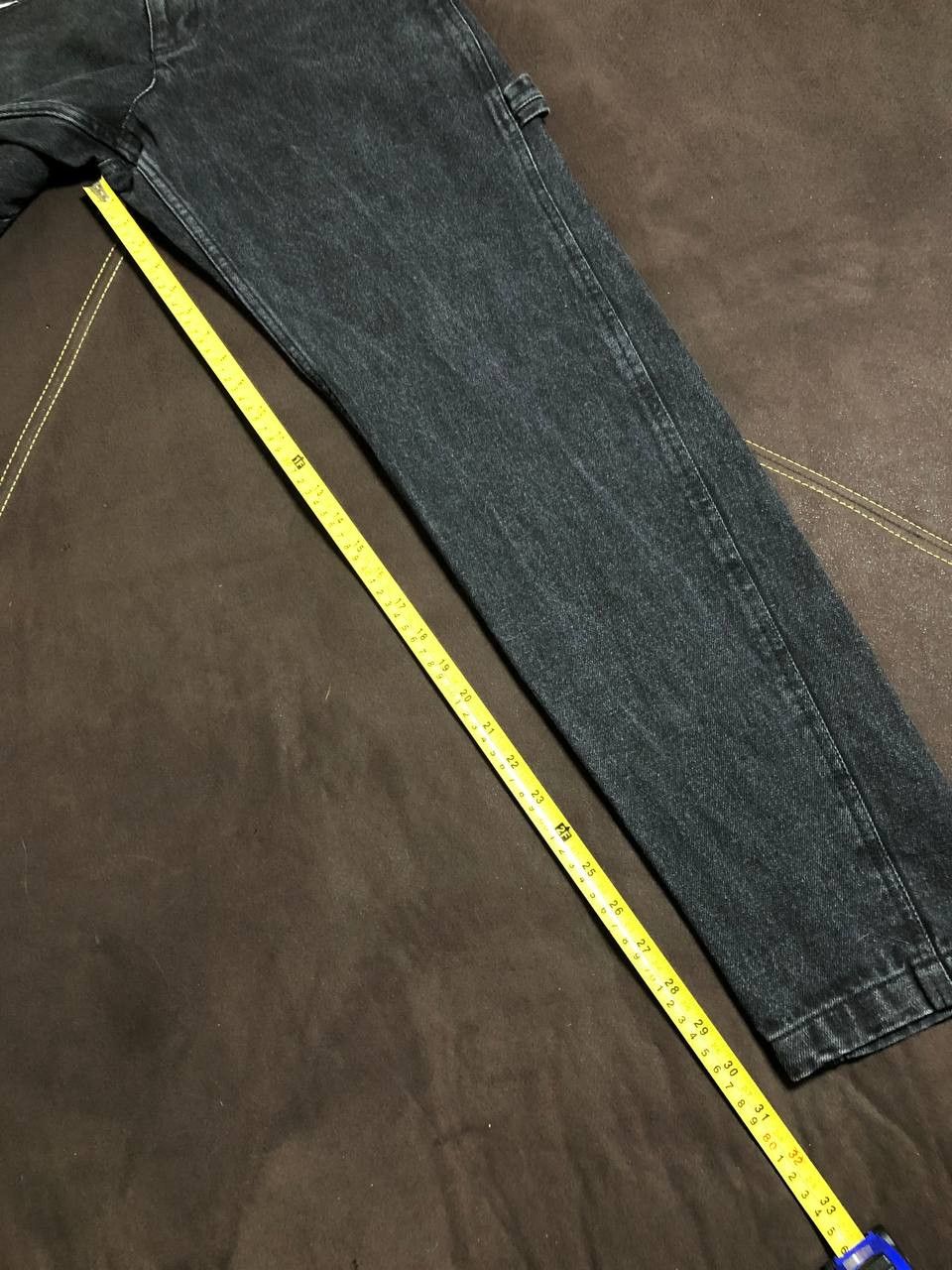 Karl Kani Mens Karl KANI Cargo Denim Jeans Embroidered Logo Size US 30 / EU 46 - 10 Thumbnail