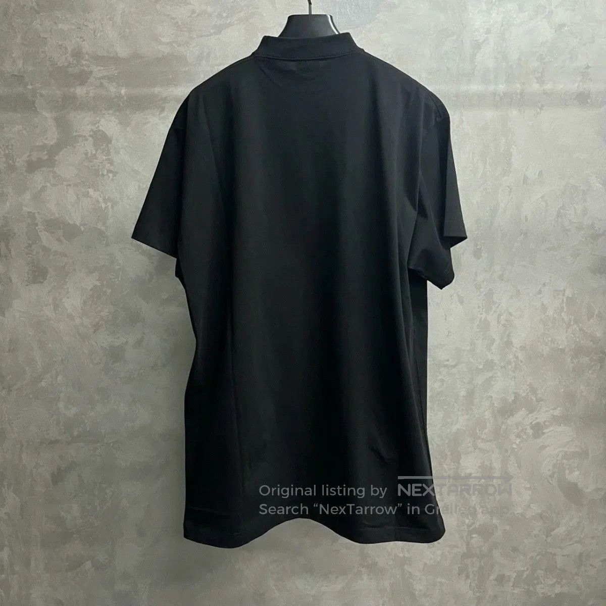 Balenciaga Balenciaga Black Logo Rhinestone Short Sleeve T-shirt. Size US S / EU 44-46 / 1 - 1 Thumbnail