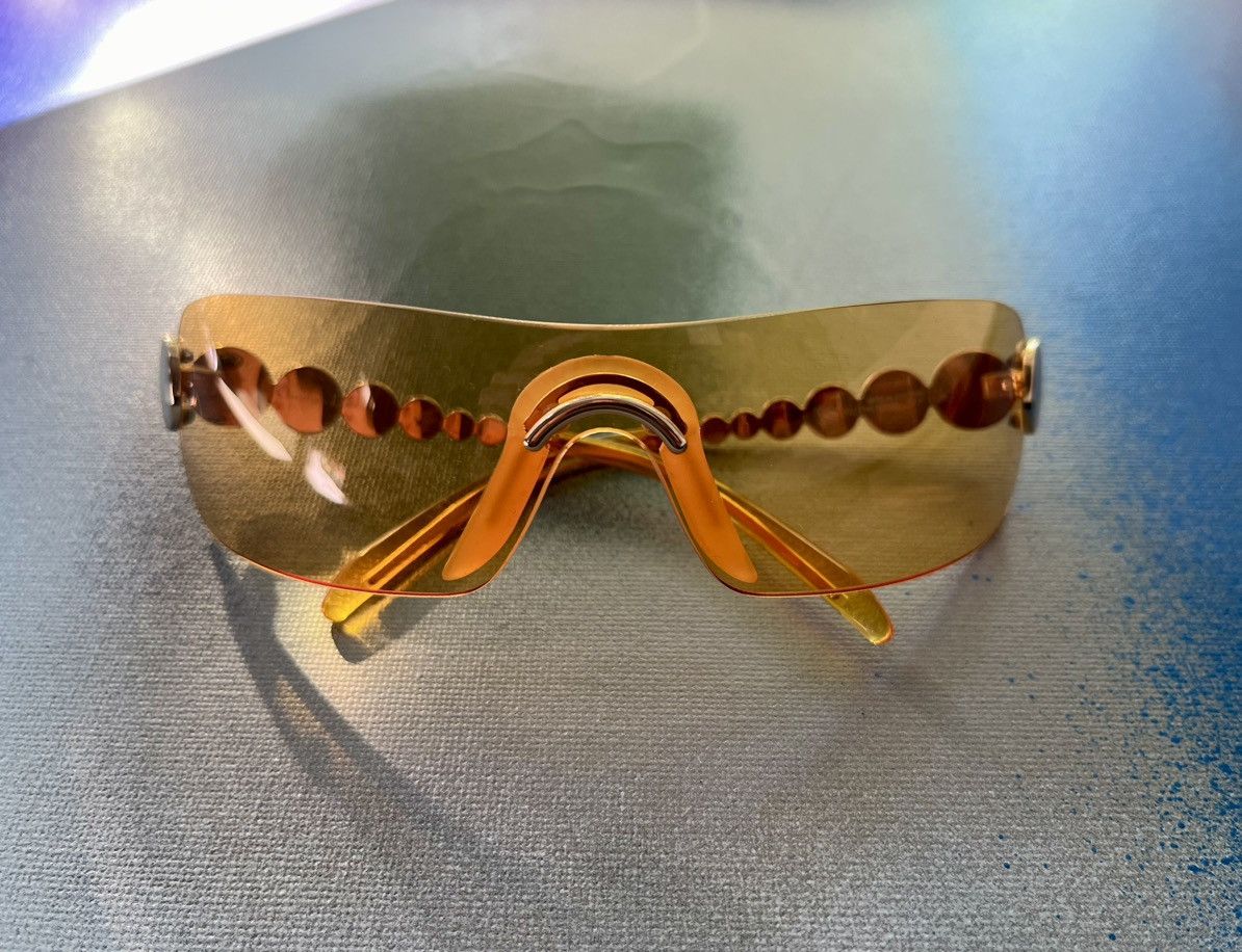 Christian Dior Monsieur Dior Millenium Sunglasses vintage orange silver Size ONE SIZE - 1 Thumbnail