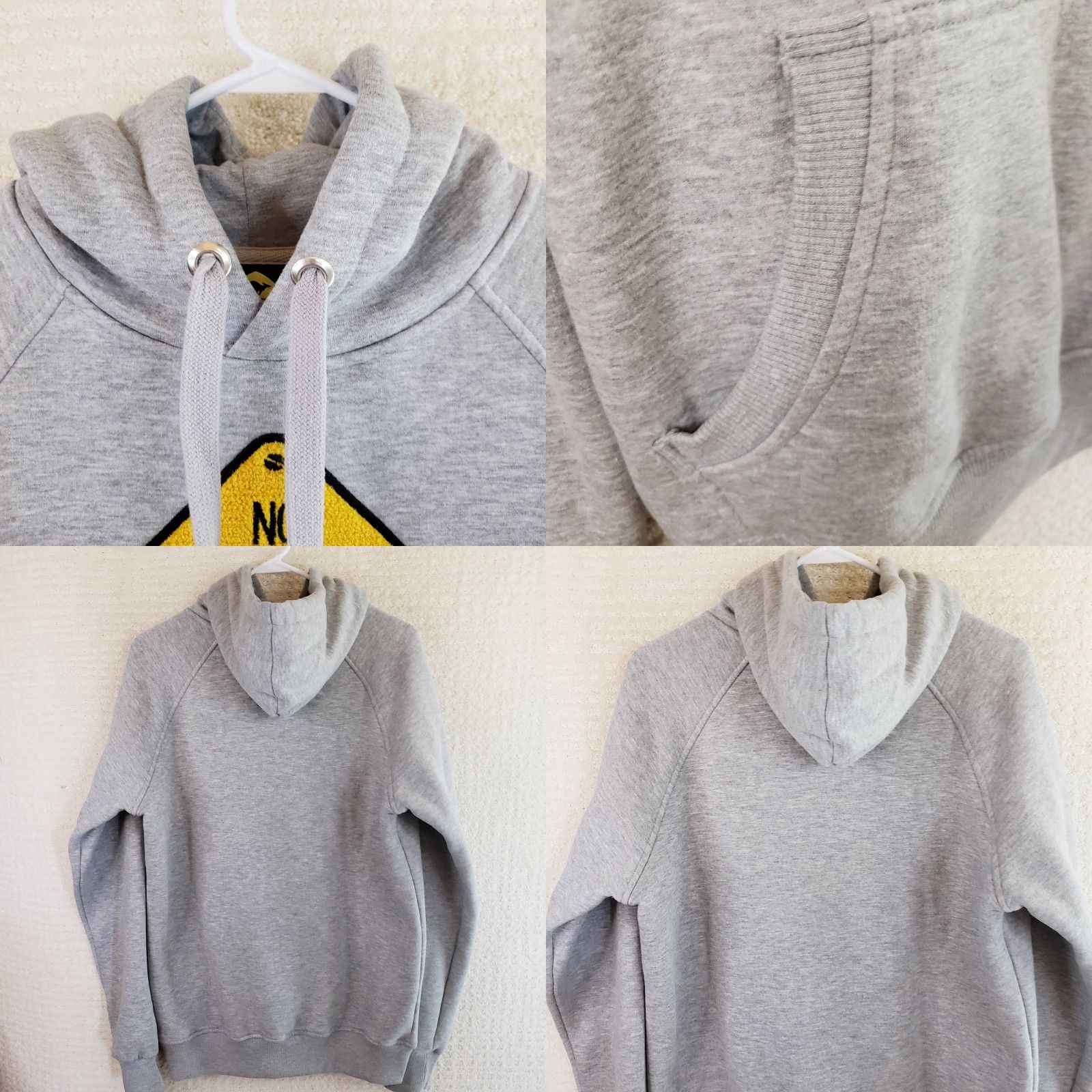 KangaROOS Kangaroo Brand No Kangaroo In Austria Hoodie UNISEX Gray L Embroidered Logo Pullover Mens Womens Size L / US 10 / IT 46 - 9 Thumbnail