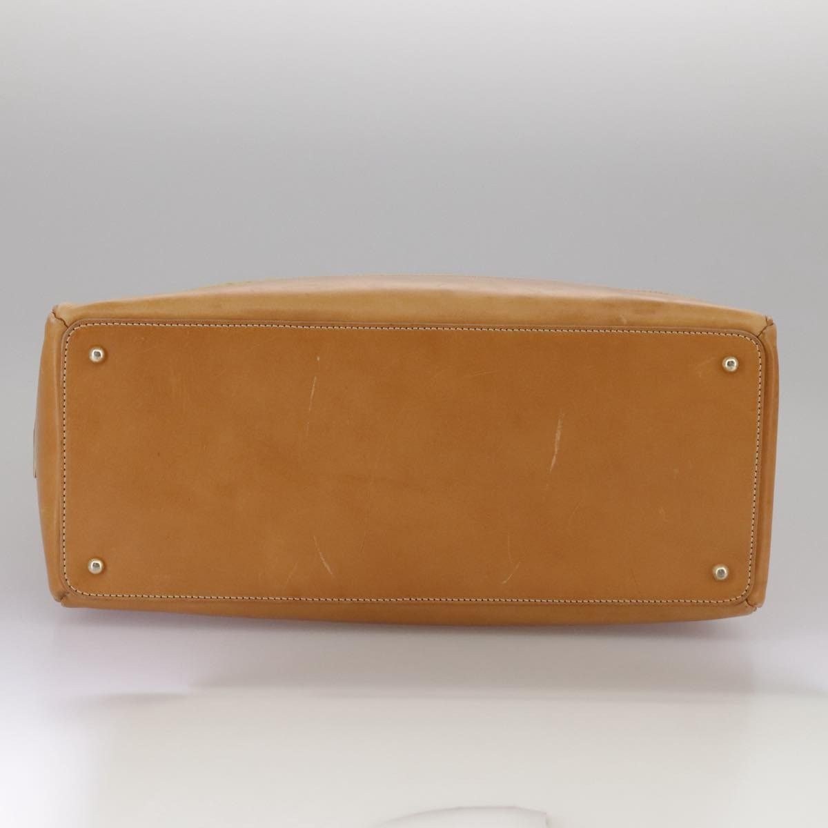 Celine CELINE C Macadam Canvas Hand Bag Suede Leather Yellow Gold Size ONE SIZE - 9 Thumbnail