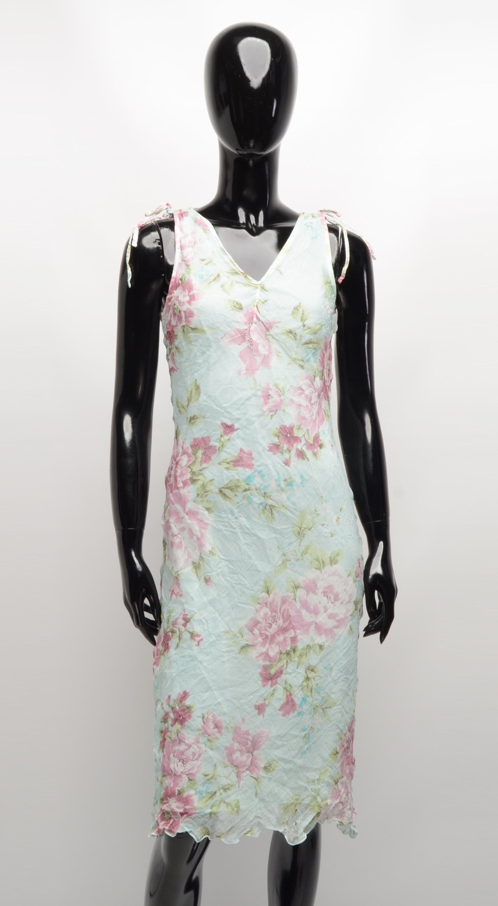 Vintage Vintage Opinion Y2K Fairy Floral Mesh Mermaid Dress Size XS / US 0-2 / IT 36-38 - 1 Thumbnail
