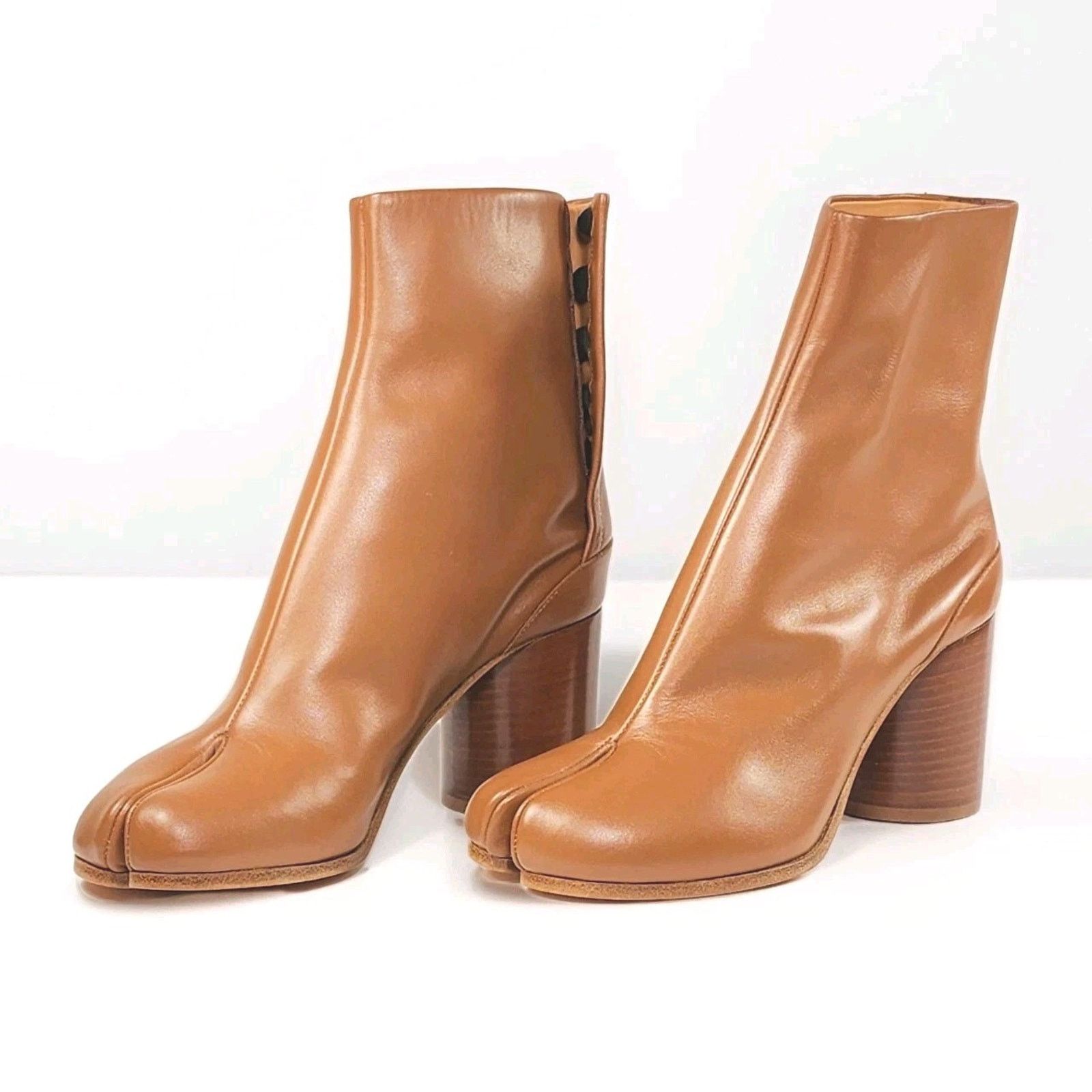 Maison Margiela MAISON MARGIELA Leather Boots US7.5 EU37.5 Brown Tabi Toe Size US 7.5 / IT 37.5 - 2 Thumbnail