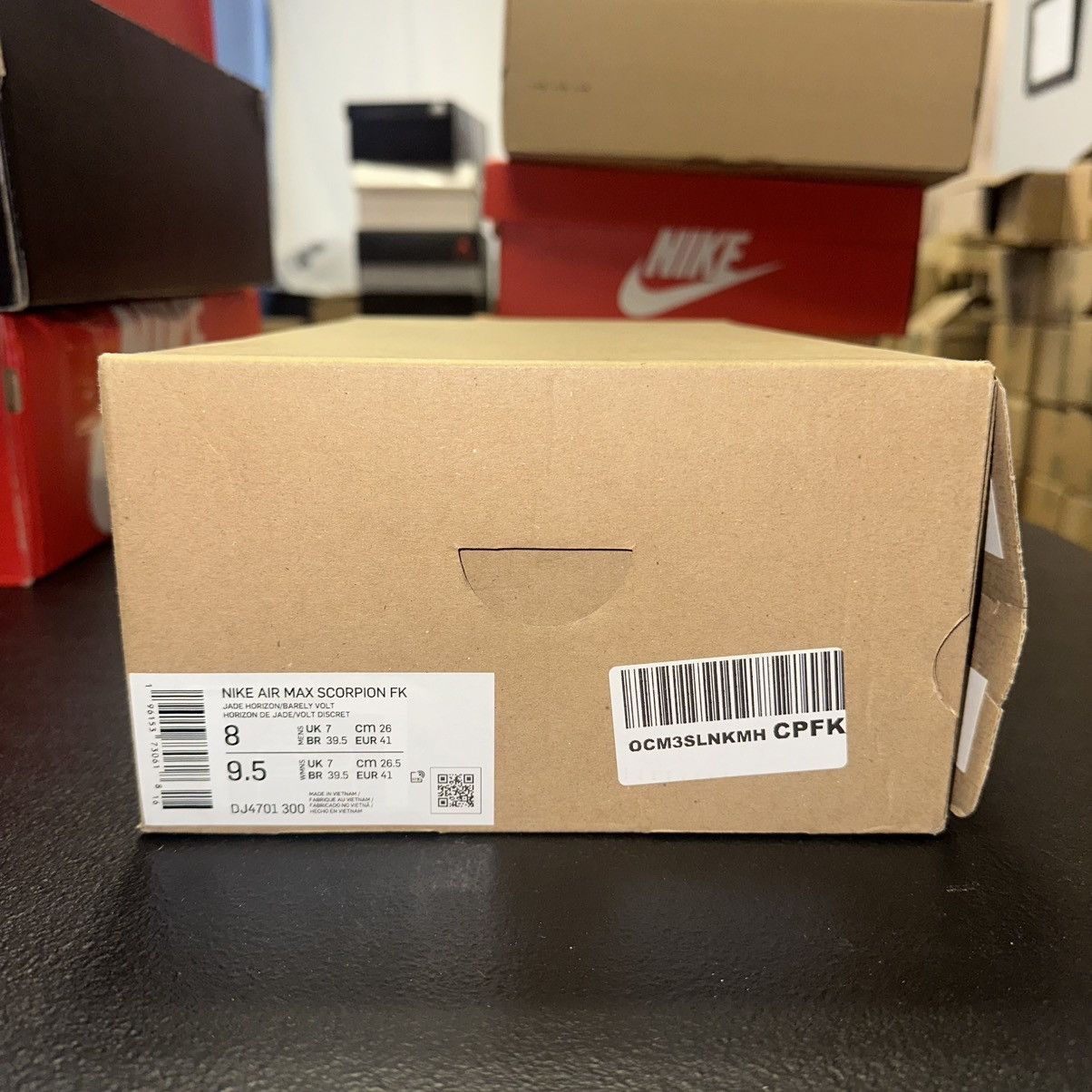 Nike Size 8 - Nike Air Max Scorpion FK Green-Volt DJ4701-300 Size US 8 / EU 41 - 7 Thumbnail