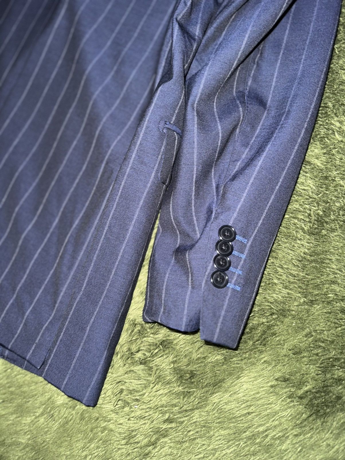 Beams Japan [48] BEAMS F Stripe Blazer — Made in Japan Size 48S - 11 Thumbnail
