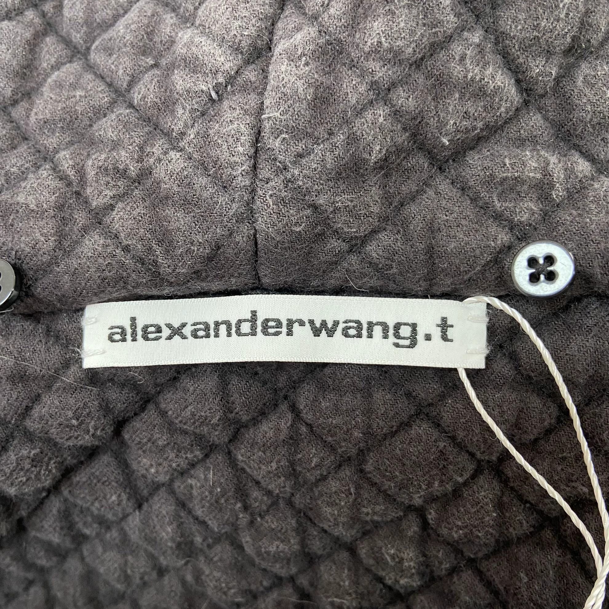 Alexander Wang Alexander Wang Gray Jacket S Removable Fur Collar Size S / US 4 / IT 40 - 6 Thumbnail