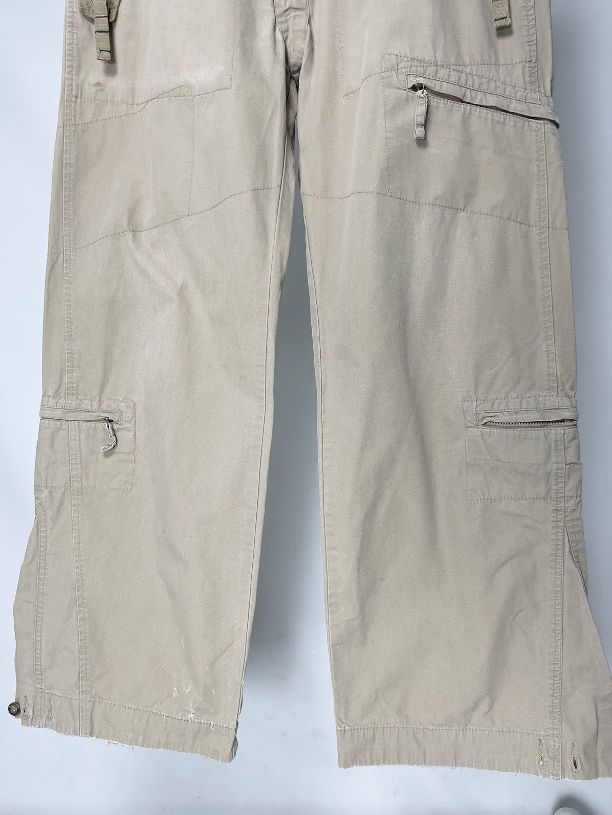 Diesel Diesel Vintage Cargo Faded Distressed Beige Military Pants Size US 32 / EU 48 - 2 Thumbnail