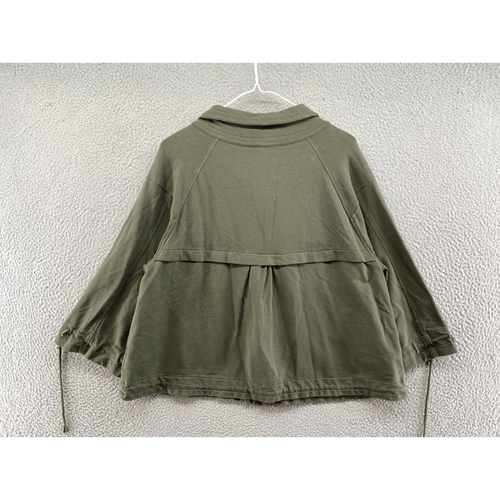 Charter Club VINTAGE Charter Club Womens Green Full Zip Sweatshirt Jacket in Size XL Size XL / US 12-14 / IT 48-50 - 7 Thumbnail