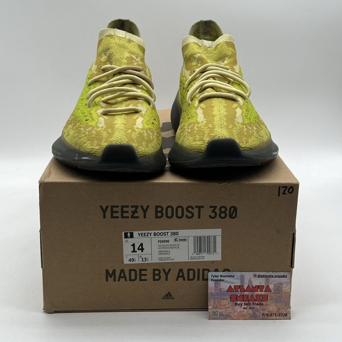 Adidas Yeezy boost 380 Hylte Size US 14 / EU 47 - 2 Thumbnail