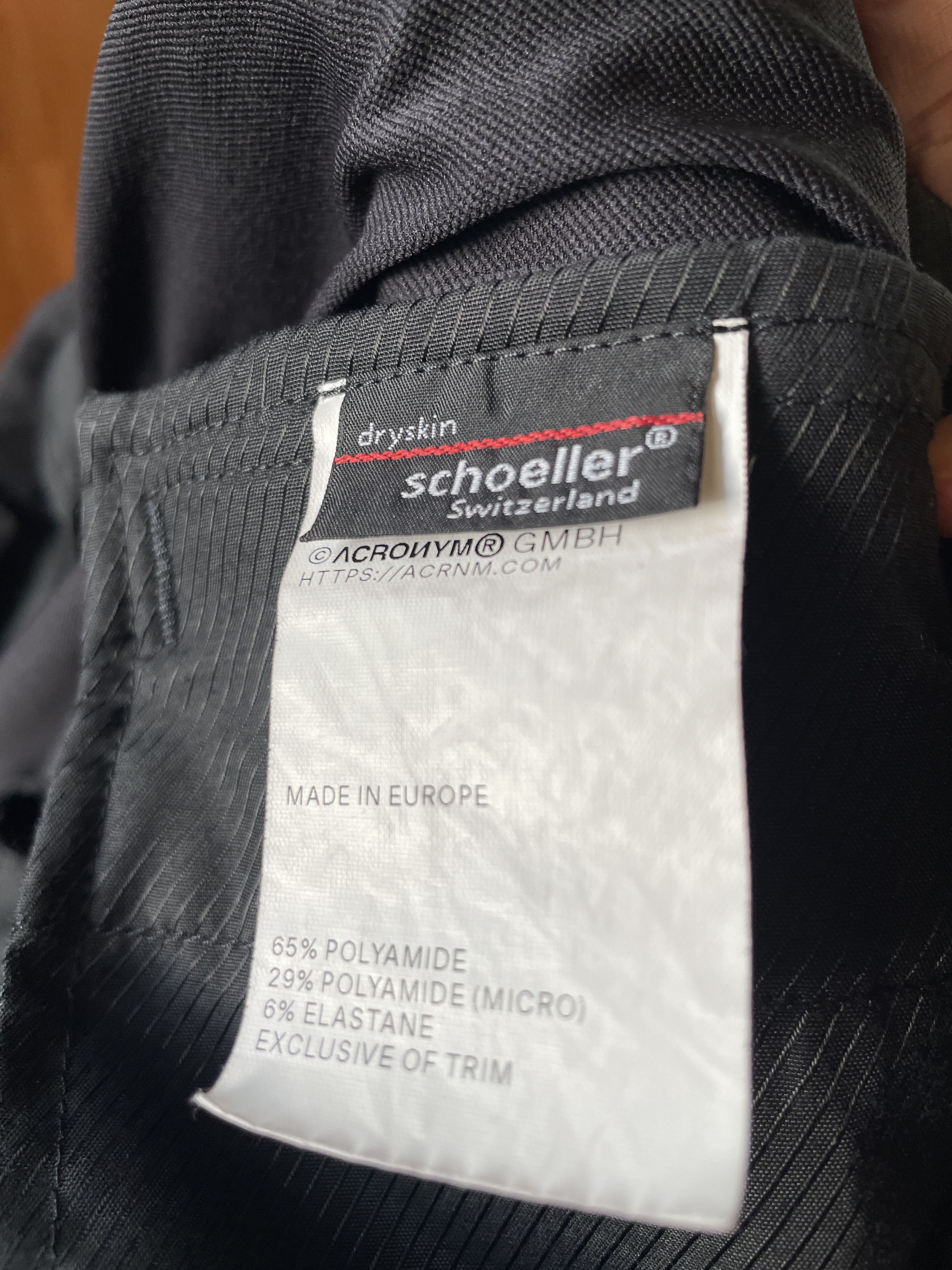 Acronym P25-DS P25 MEDIUM BLACK Size US 32 / EU 48 - 8 Thumbnail