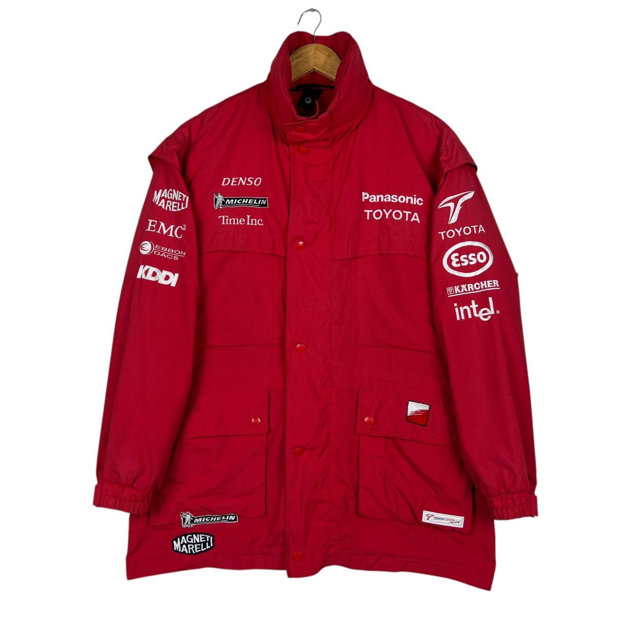 Formula 1 🔥 Vintage Panasonic Toyota Racing Team Formula 1 jacket. Size US M / EU 48-50 / 2 - 1 Thumbnail