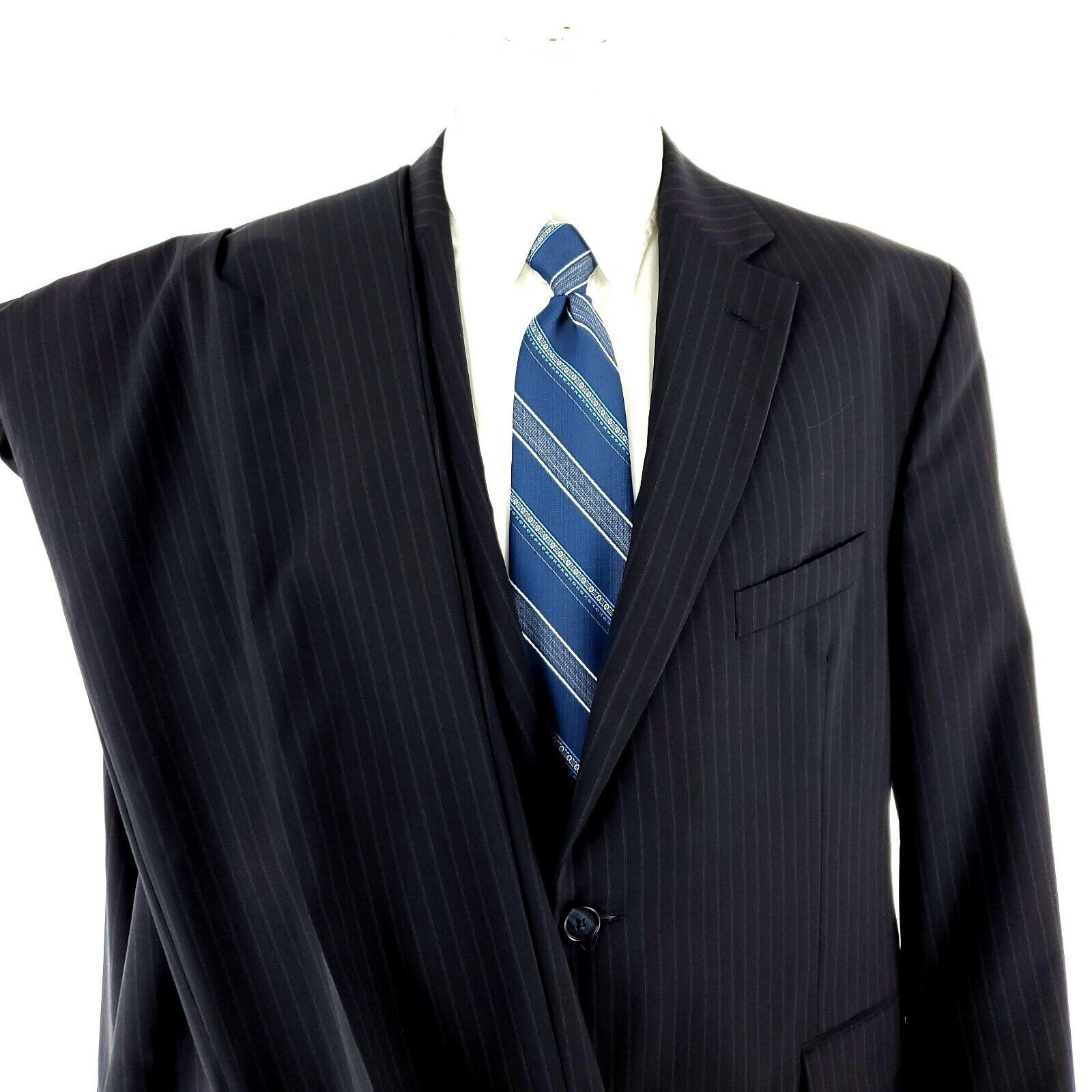 Jack Victor Jack Victor Select Vogue CT Wool 2 Button 2 Piece Suit 42L B Size 42L - 1 Thumbnail