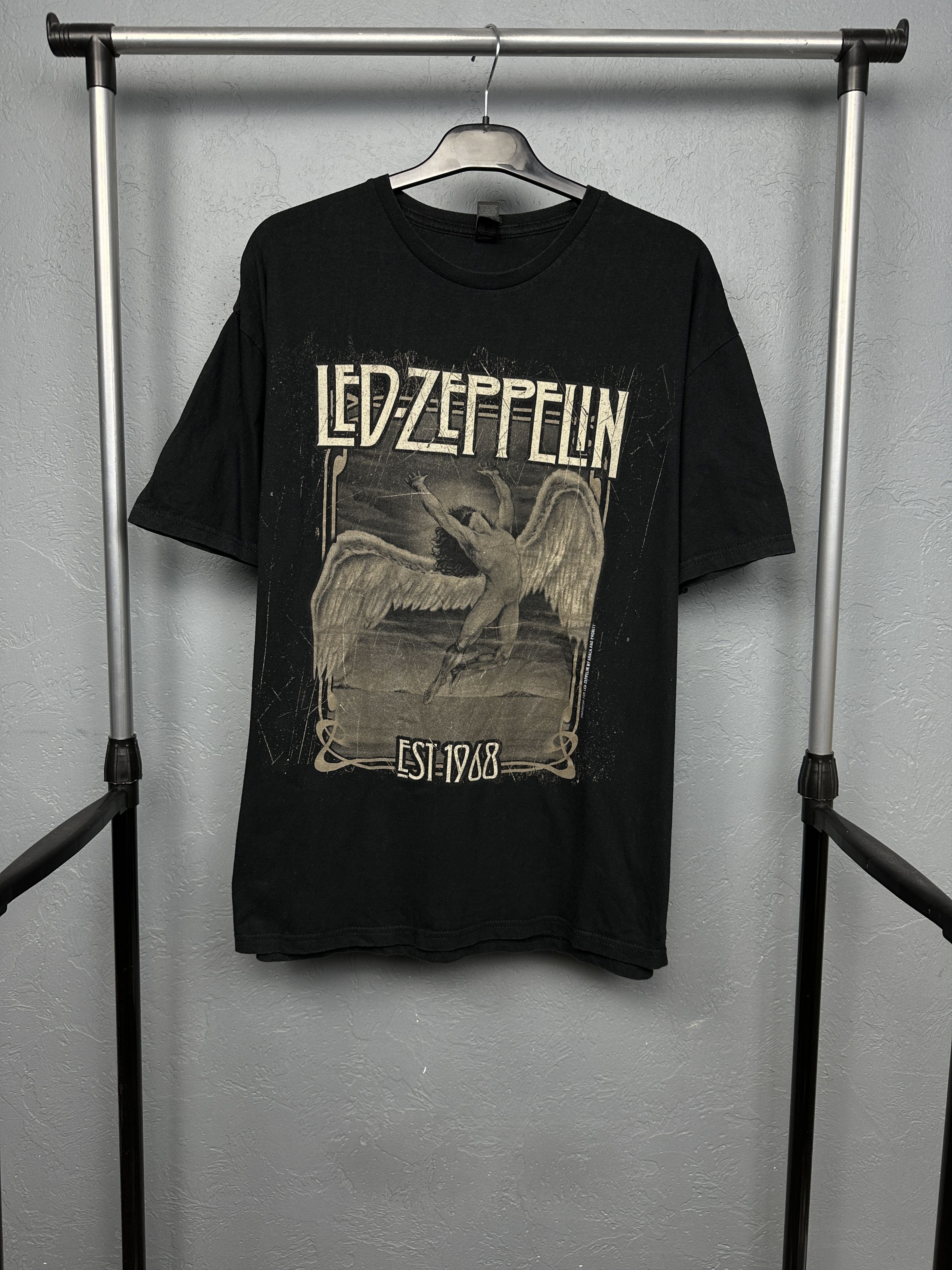 Led Zeppelin Led Zeppelin Vintage Mens Rock Band T-Shirt Size US XL / EU 56 / 4 - 1 Thumbnail