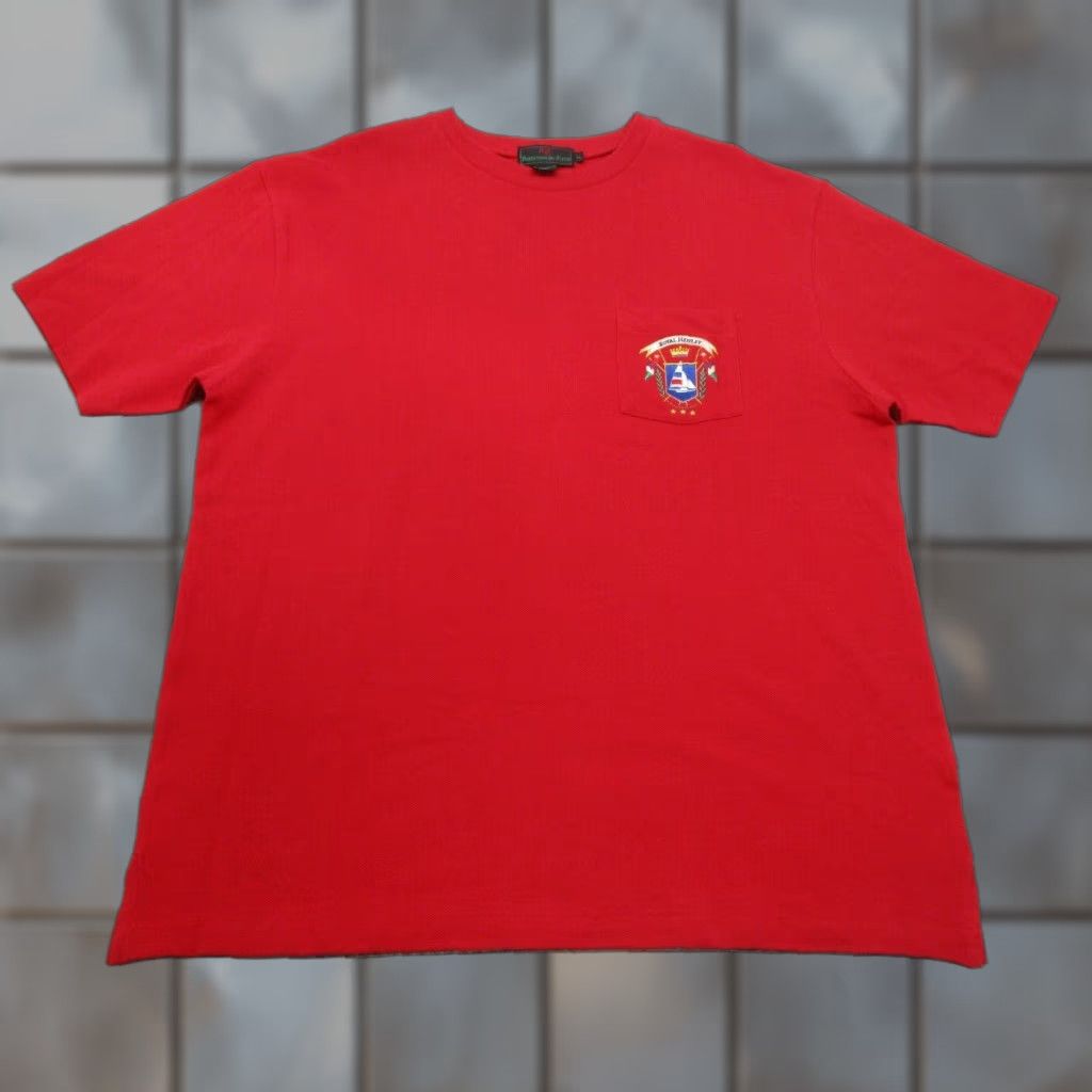 Abercrombie & Fitch VINTAGE Abercrombie & Fitch Shirt Mens XL Embroidered Crest Long Sleeve Red Cotton Crew Neck 90s Classic Preppy Mens Size US XL / EU 56 / 4 - 1 Thumbnail