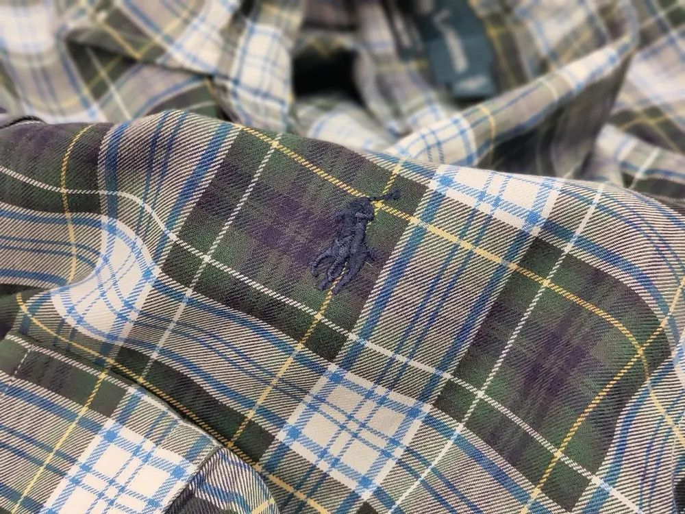 Polo Ralph Lauren Vintage 90's Polo Ralph Lauren American plaid Flannel Shirt Size US M / EU 48-50 / 2 - 7 Thumbnail