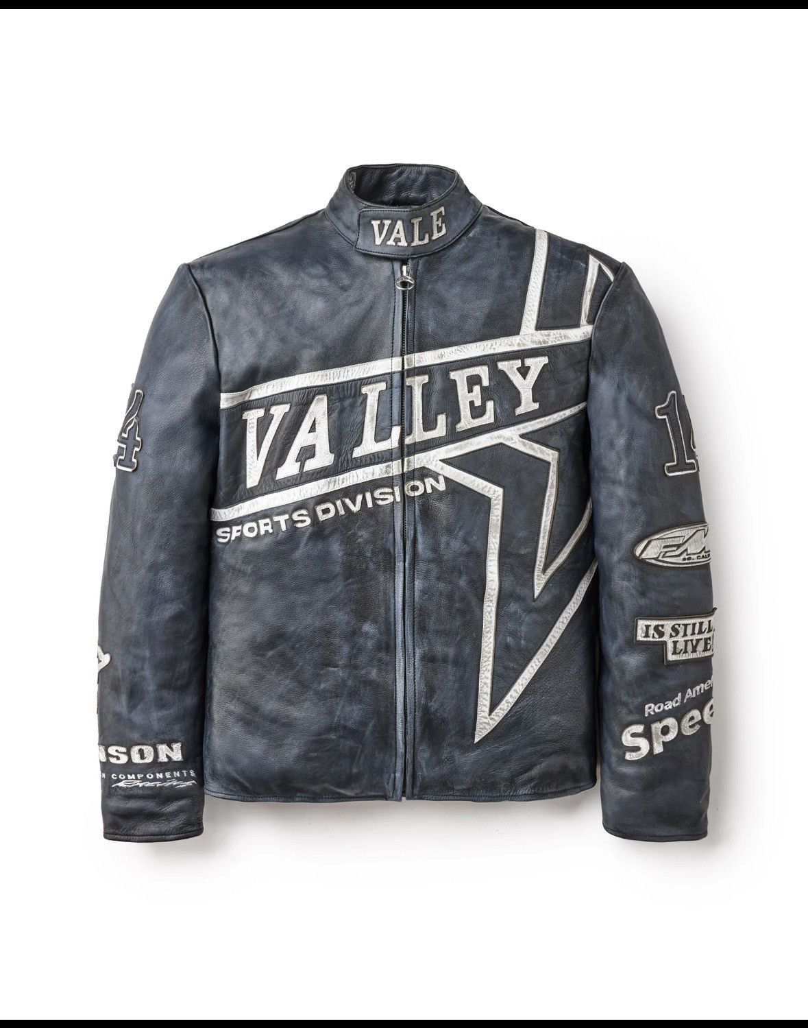 Streetwear Vale Lives Black Flag Motocroxxx Jacket | Grailed