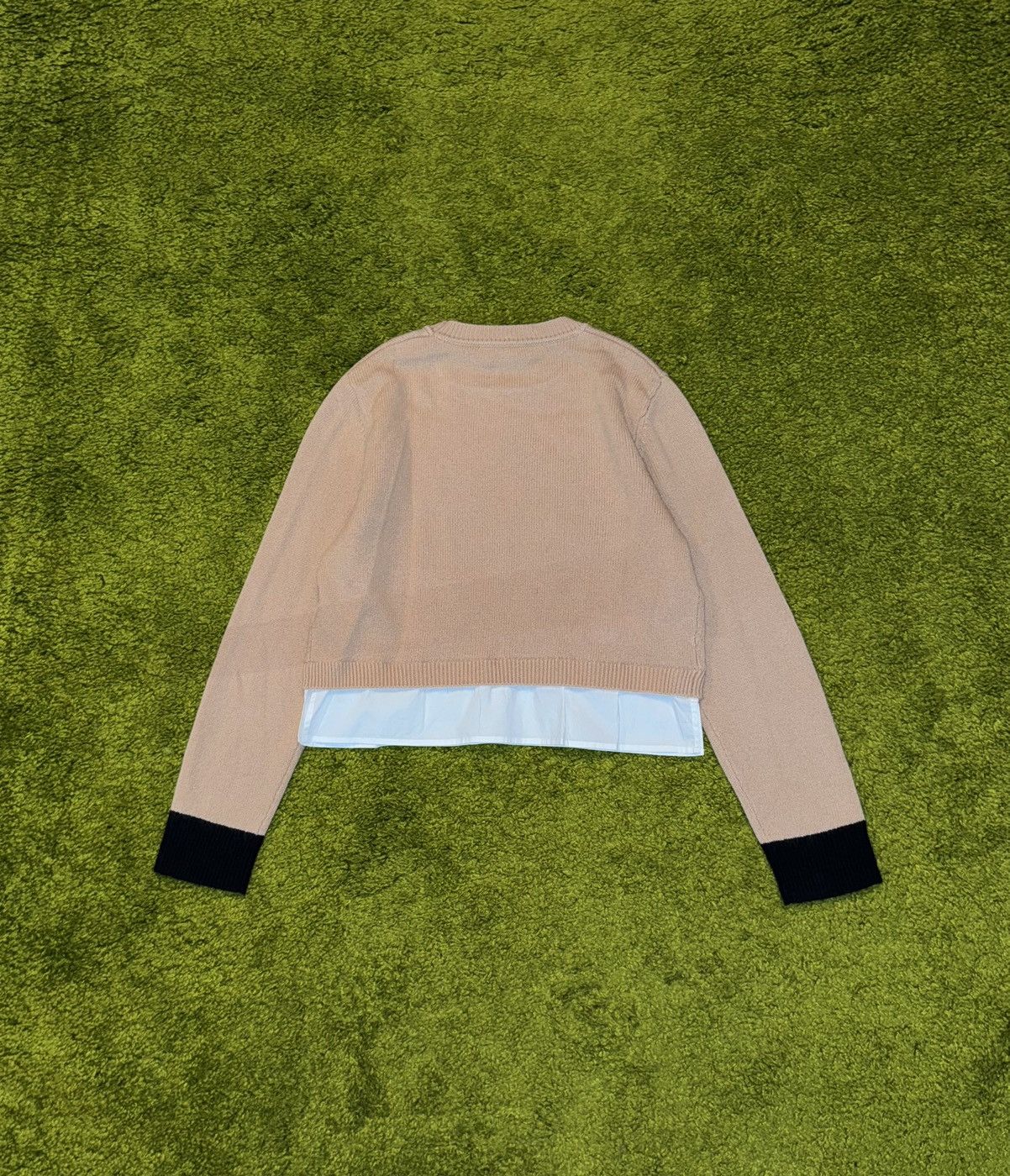 Designer × Sandro Sandro Paris oldmoney style wool + cashmere blend sweater Size M / US 6-8 / IT 42-44 - 2 Thumbnail
