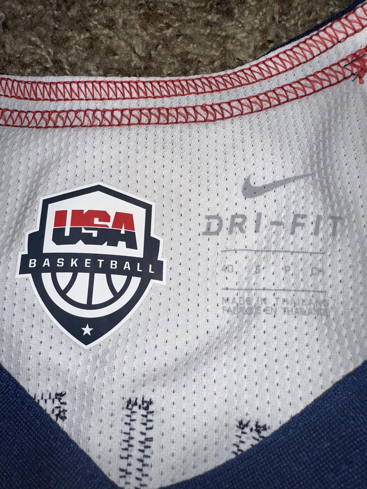 Nike Nike Team USA Basketball 2020/21 Olympics Home Jersey Size US XL / EU 56 / 4 - 4 Thumbnail