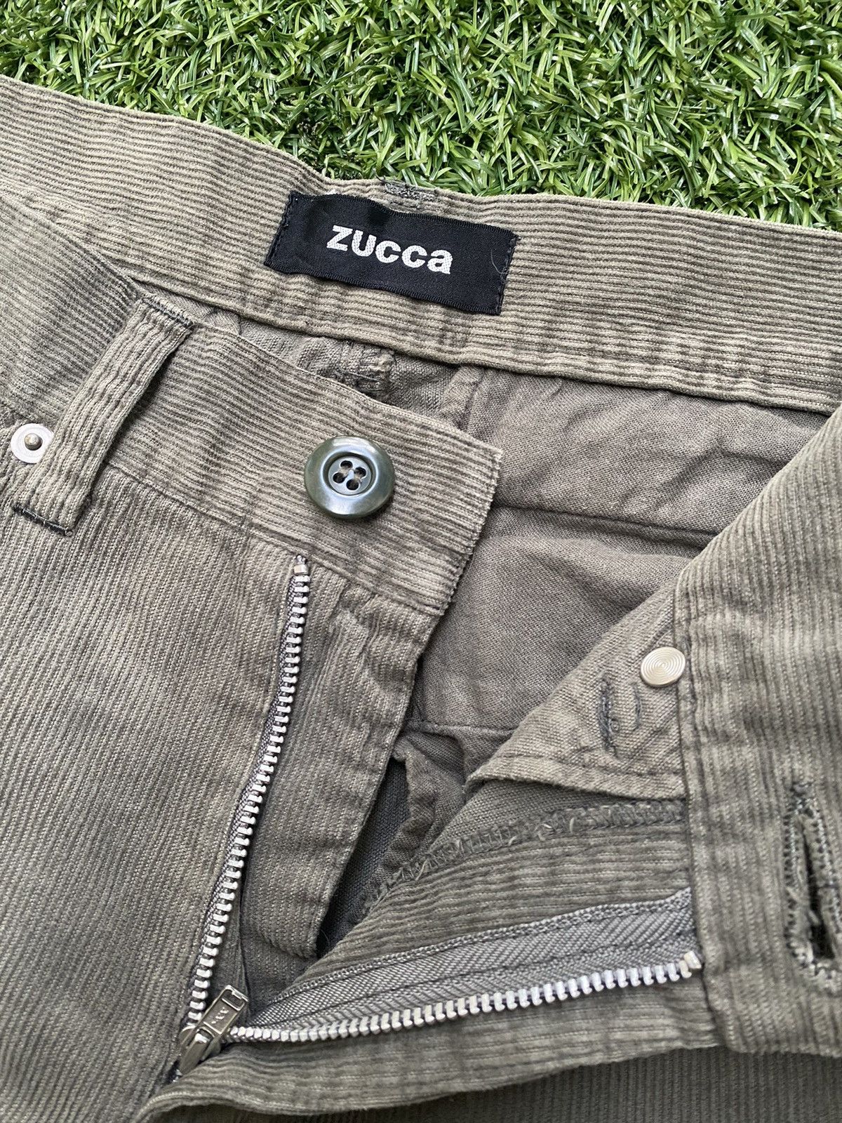 CABANE de ZUCCa × Issey Miyake × Zucca Vintage Zucca Issey Miyake Corduroy Pants Size US 30 / EU 46 - 4 Thumbnail