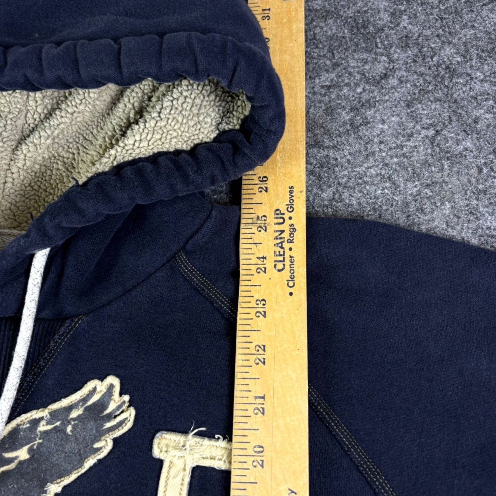 American Eagle Outfitters VINTAGE American Eagle Outfitters Mens Hoodie Navy Blue Sherpa Lined AE NY 77 Size M Size US M / EU 48-50 / 2 - 4 Thumbnail