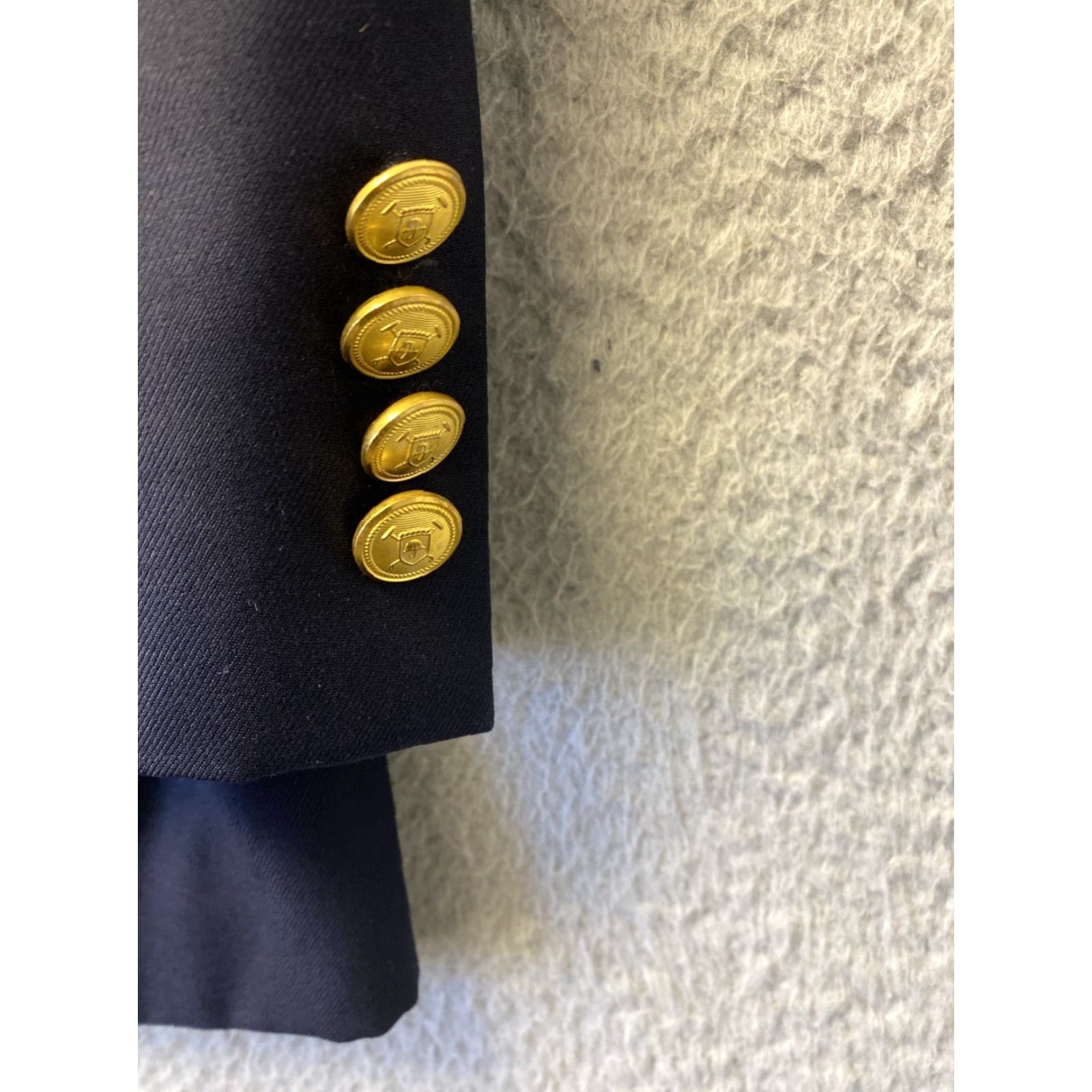 Polo Ralph Lauren VINTAGE Polo Ralph Lauren Blazer Men Size 42 Wool Navy Gold Buttons 90s Business Classic Size US XL / EU 56 / 4 - 3 Thumbnail