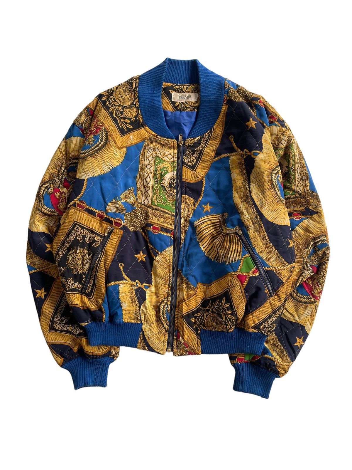 Japanese Brand Vintage Chez-Lui Luxury Cropped Bomber Jacket Size US M / EU 48-50 / 2 - 1 Thumbnail