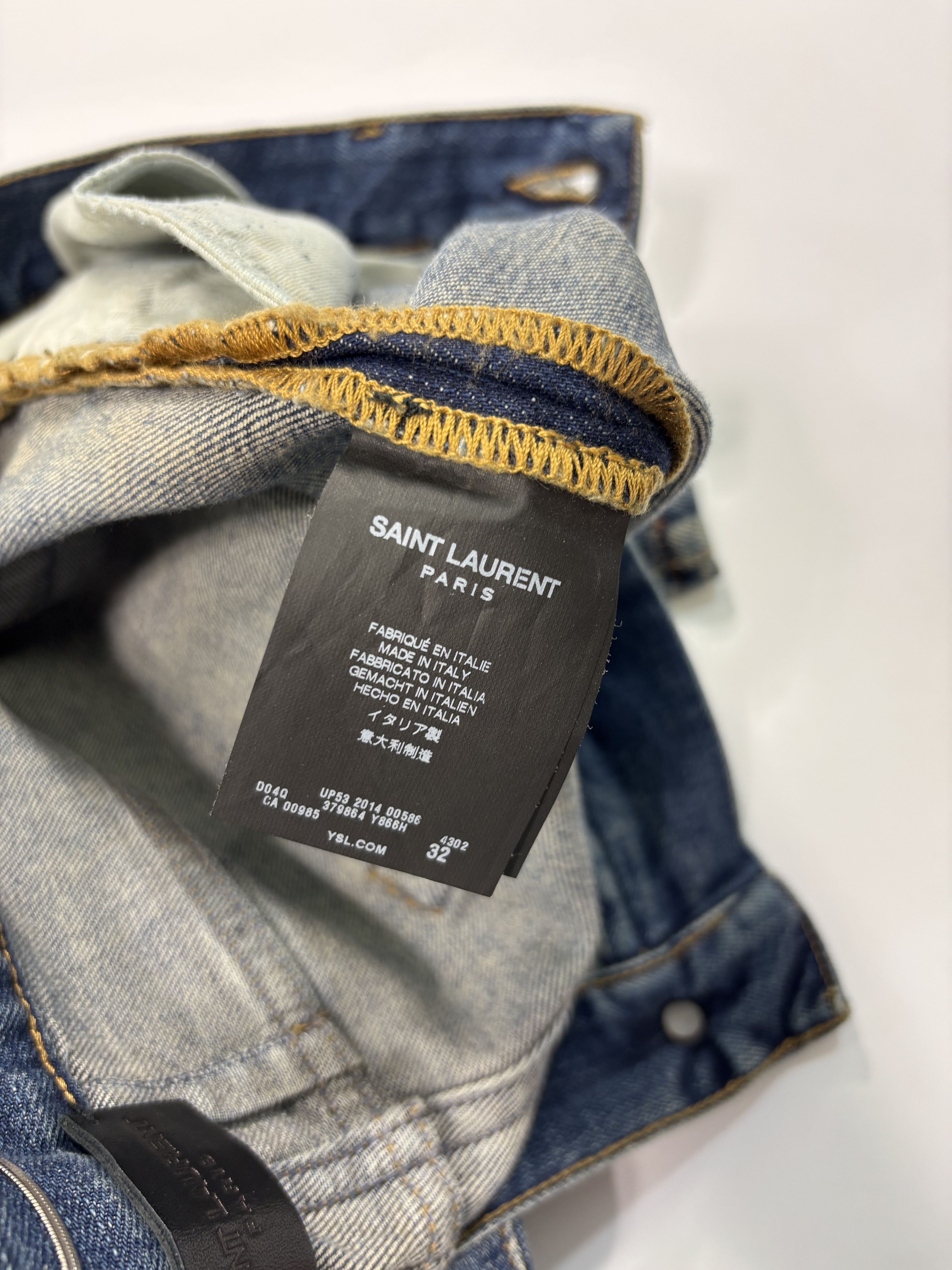 Saint Laurent Paris Saint Laurent Blue Jeans Size US 32 / EU 48 - 3 Thumbnail