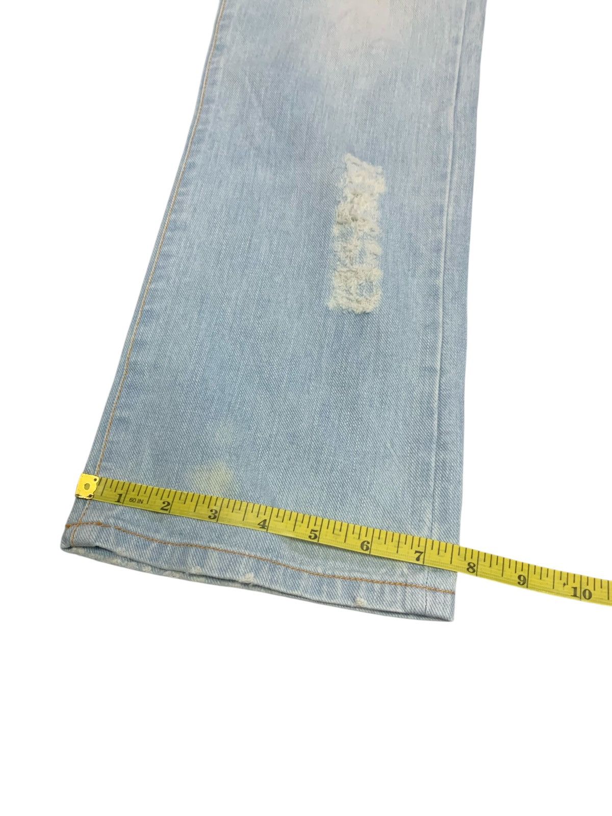 Issey Miyake Issey Miyake Sunao Kuwahara Distressed Design Jeans Size US 30 / EU 46 - 16 Thumbnail