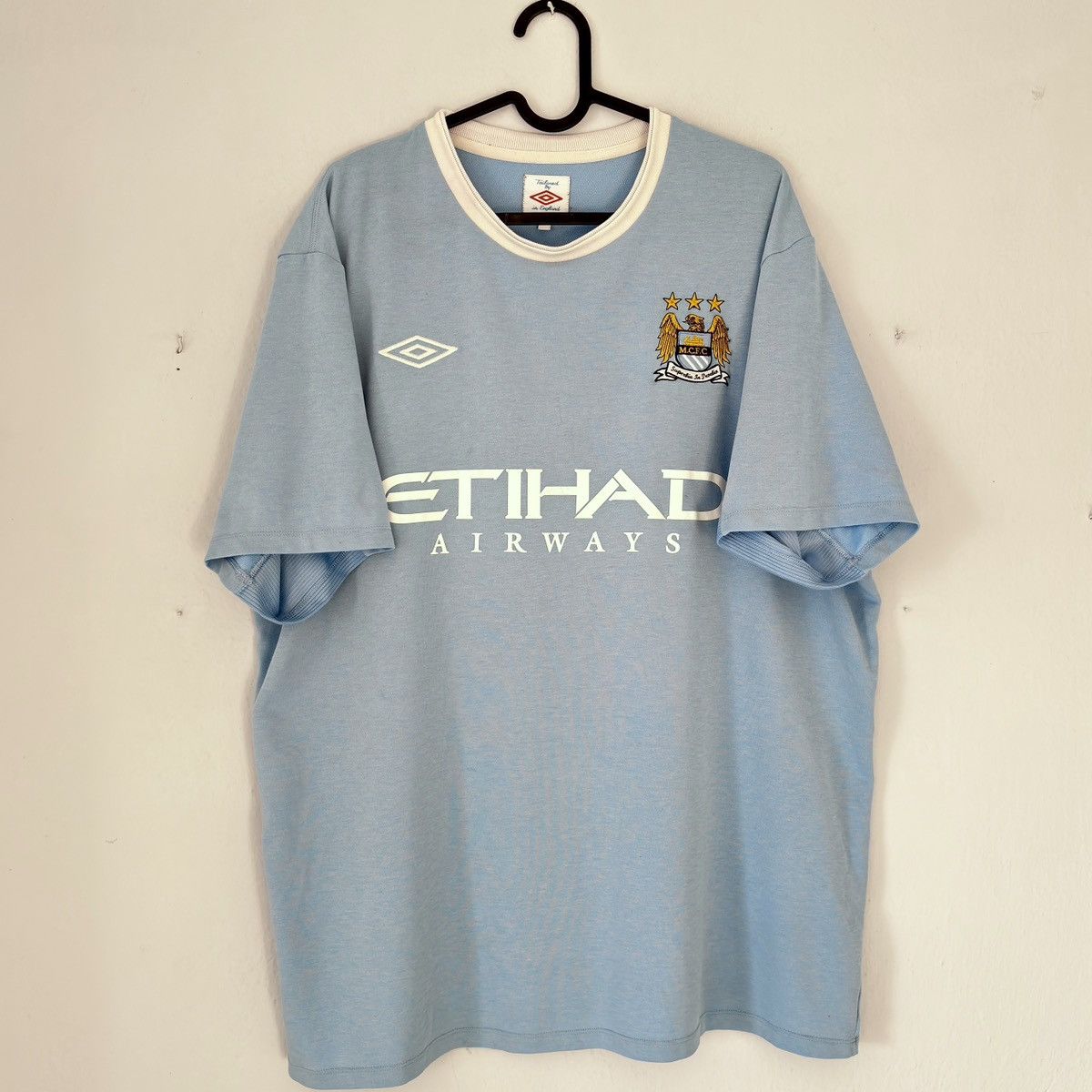 Umbro × Vintage 2009 2010 Manchester City Umbro Home Kit Soccer Jersey Shirt Size US L / EU 52-54 / 3 - 3 Thumbnail