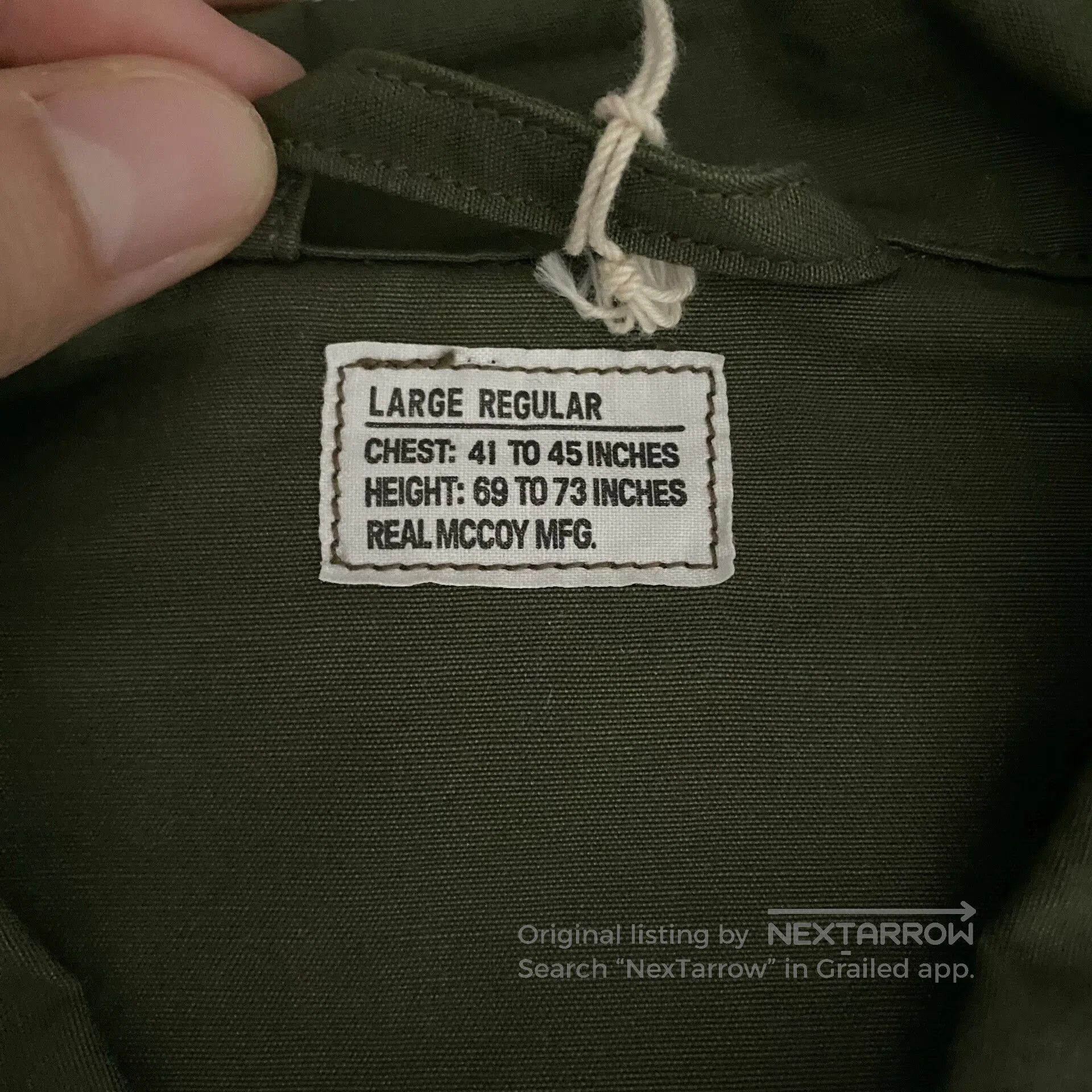 The Real McCoy's The Real Mccoys Vietnam War Jacket. Size US L / EU 52-54 / 3 - 7 Thumbnail