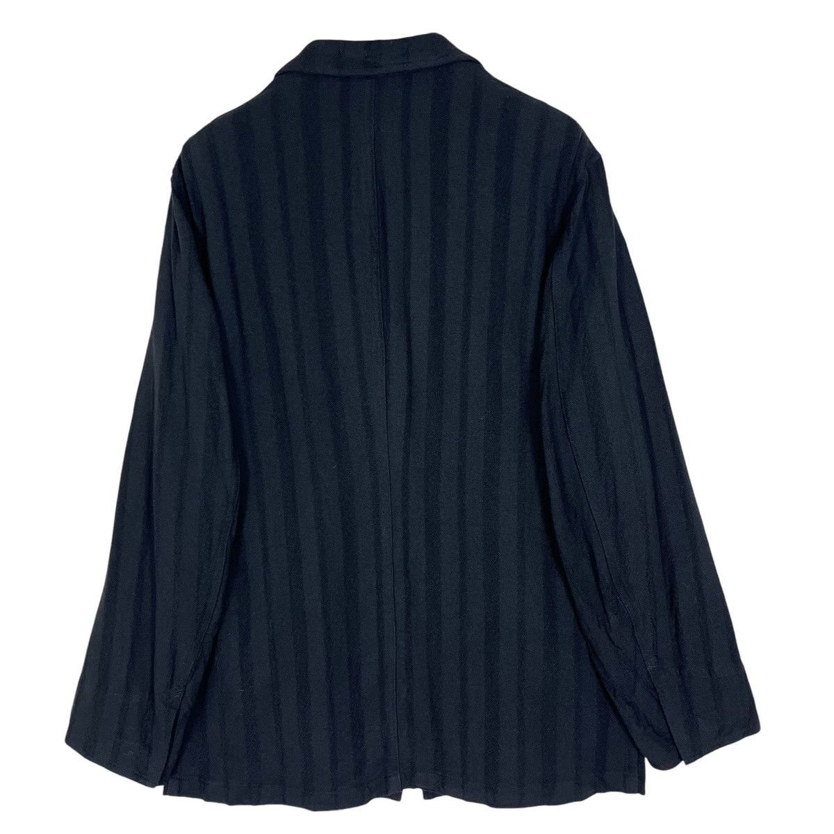 Designer × Y's for Men × Yohji Yamamoto Y’s For Men Yohji Yamamoto See Through Stripes Rayon Jacket Size US M / EU 48-50 / 2 - 10 Thumbnail