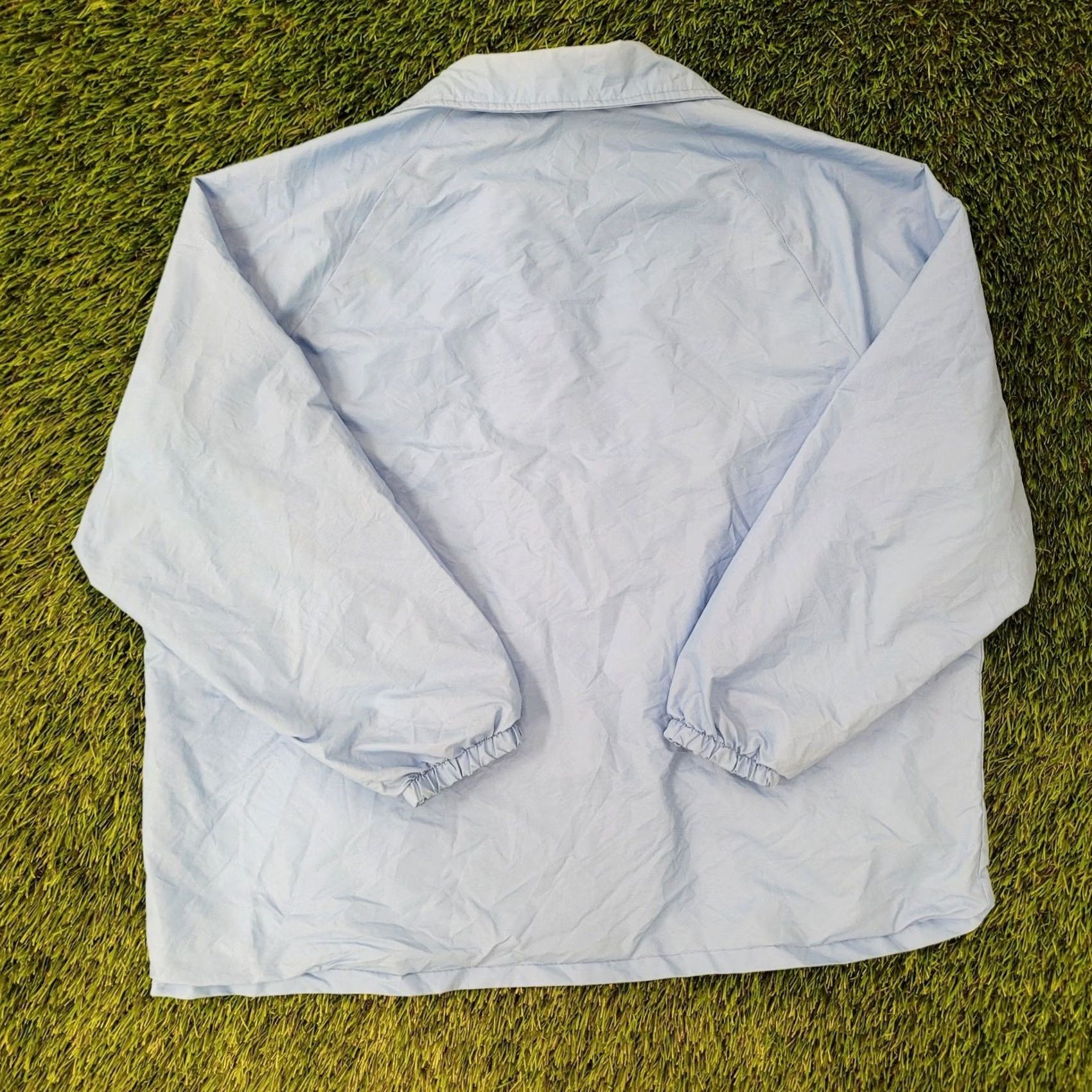 Coach VINTAGE MOD Coach Jacket Womens 2XL 25x27 Blue 90s Size 4XL / US 24-26 - 2 Thumbnail