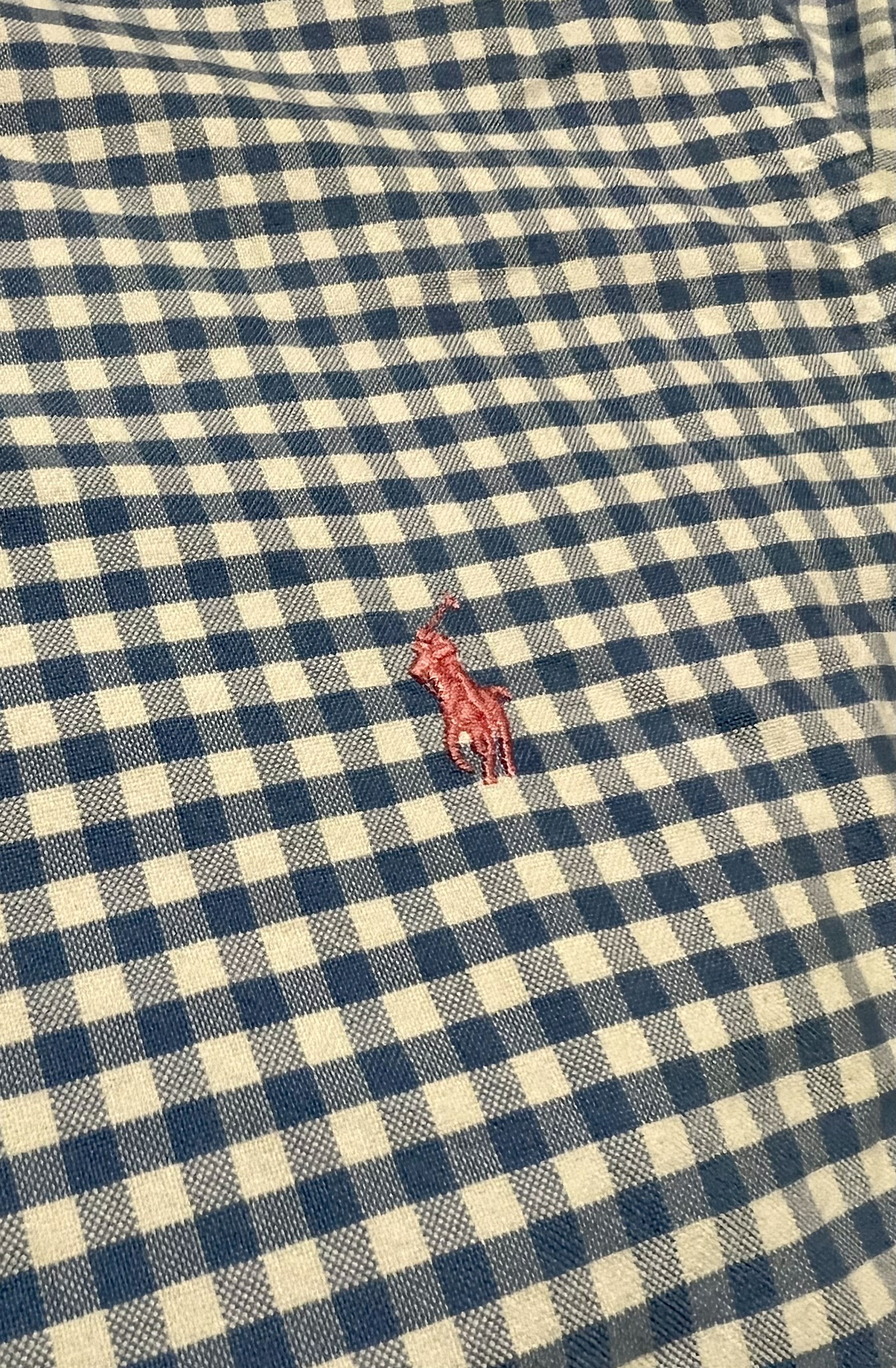 Ralph Lauren Ralph Lauren Blue Plaid Long Sleeve Vintage Button Up Shirt Size US XL / EU 56 / 4 - 3 Thumbnail