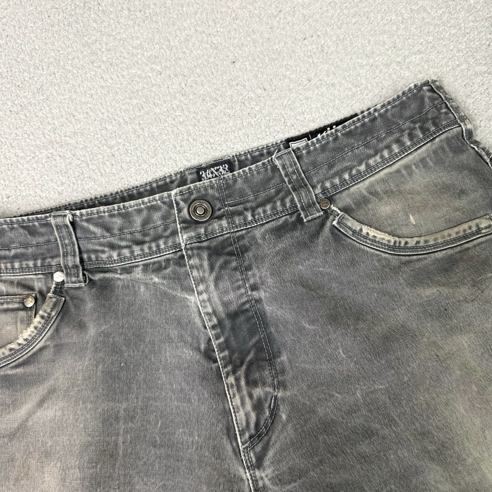 Vintage Kuhl Rydr Pants Mens 34x32 Gray Vintage Patina Dye Hiking Outdoors Distressed Size US 34 / EU 50 - 4 Thumbnail