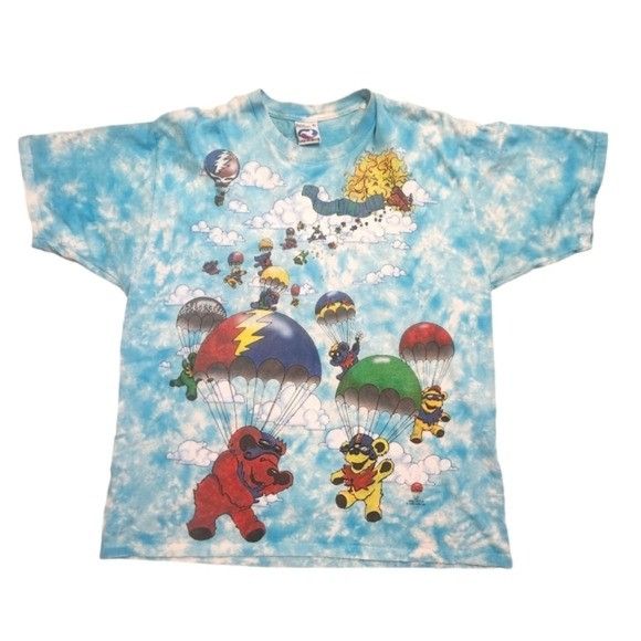 Liquid Blue Vintage 93 Grateful Dead Greg Genrich Songs To Fill The Air Size US XL / EU 56 / 4 - 1 Thumbnail