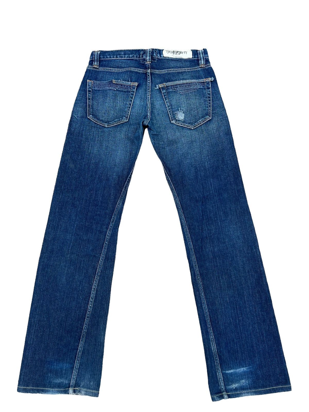 Jimmy Taverniti Taverniti Fonda 17 Distressed Denim Jeans Size US 30 / EU 46 - 2 Thumbnail
