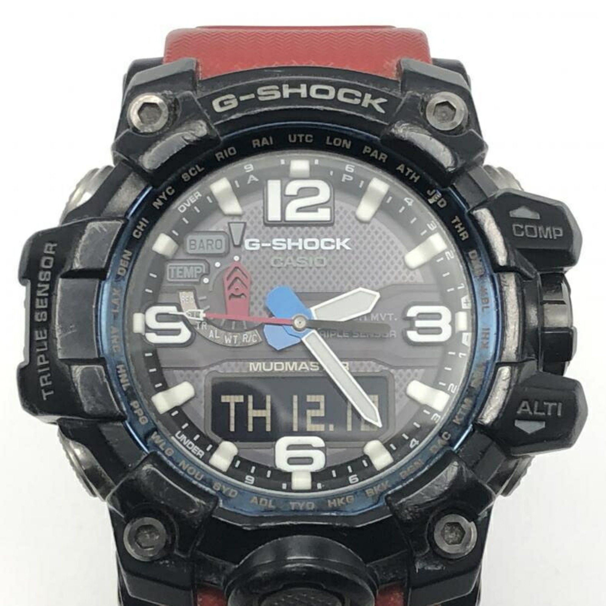 Casio CASIO G-SHOCK GWG-1000RD Wristwatch Black Red Casio G-Shock Size ONE SIZE - 1 Thumbnail