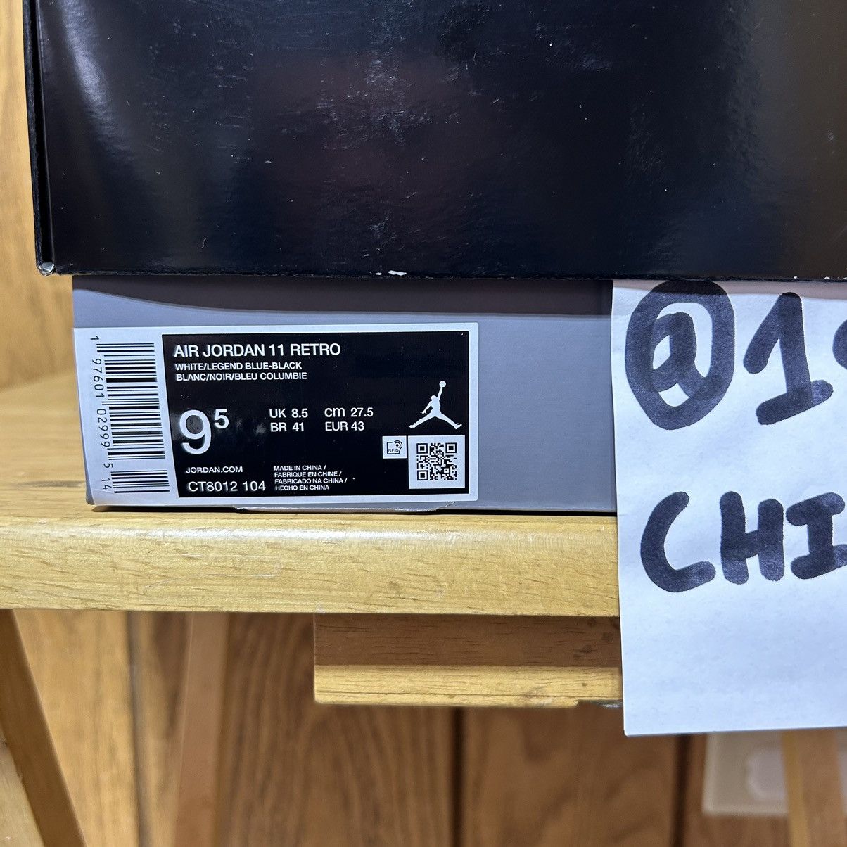 Designer × Jordan Brand × Nike Air Jordan 11 Retro Legend Blue 2024 Mens Size 9.5 NEW Size US 9.5 / EU 42-43 - 9 Thumbnail