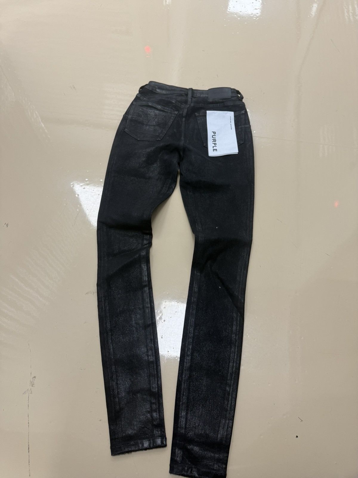 Other Purple Brand Skinny Foil Black Size 26" / US 2 / IT 38 - 6 Thumbnail