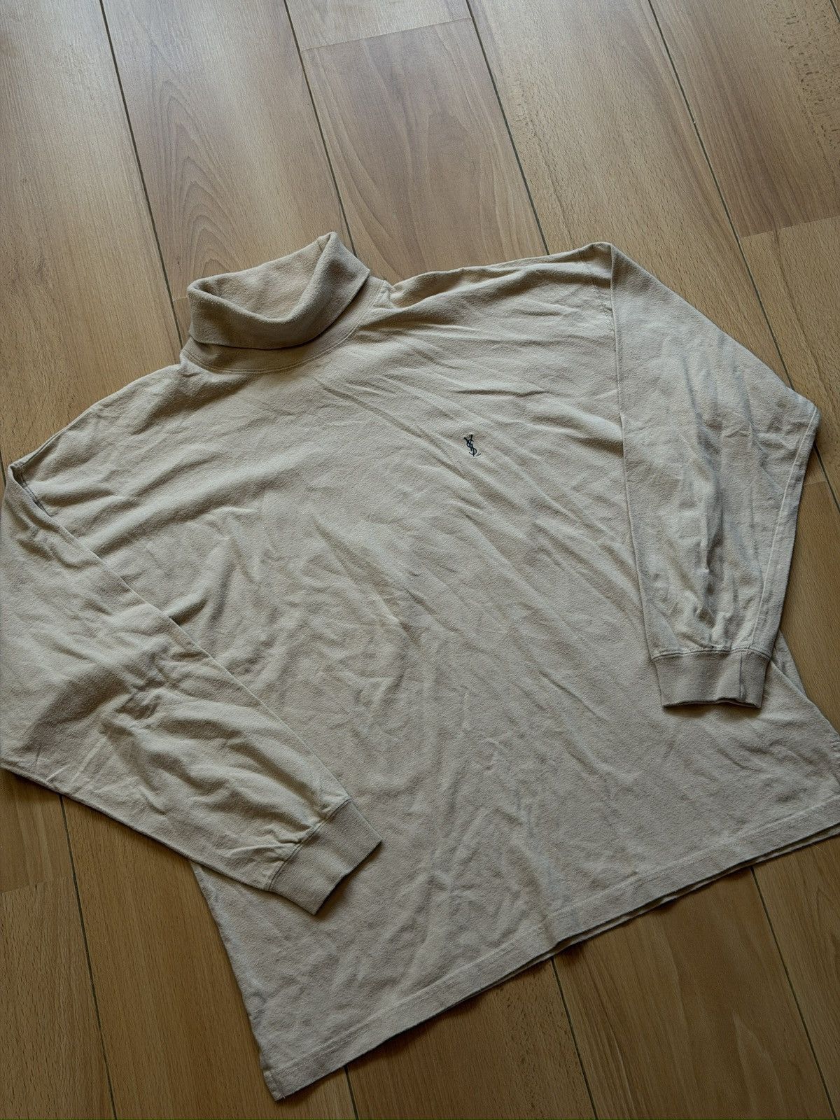 Yves Saint Laurent Ysl vintage turtleneck sweater long sleeve Size US L / EU 52-54 / 3 - 6 Thumbnail