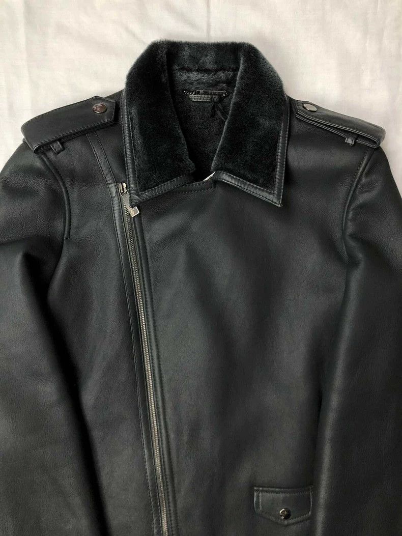 Versace Versace Fur one-piece leather jacket Size US M / EU 48-50 / 2 - 4 Thumbnail