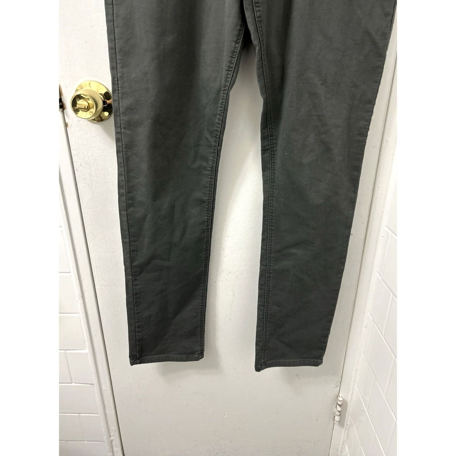 English Laundry English Laundry Pants Mens 34 Gray Chino 34x32 Charcoal Grey Pocket Stretch Size US 34 / EU 50 - 3 Thumbnail