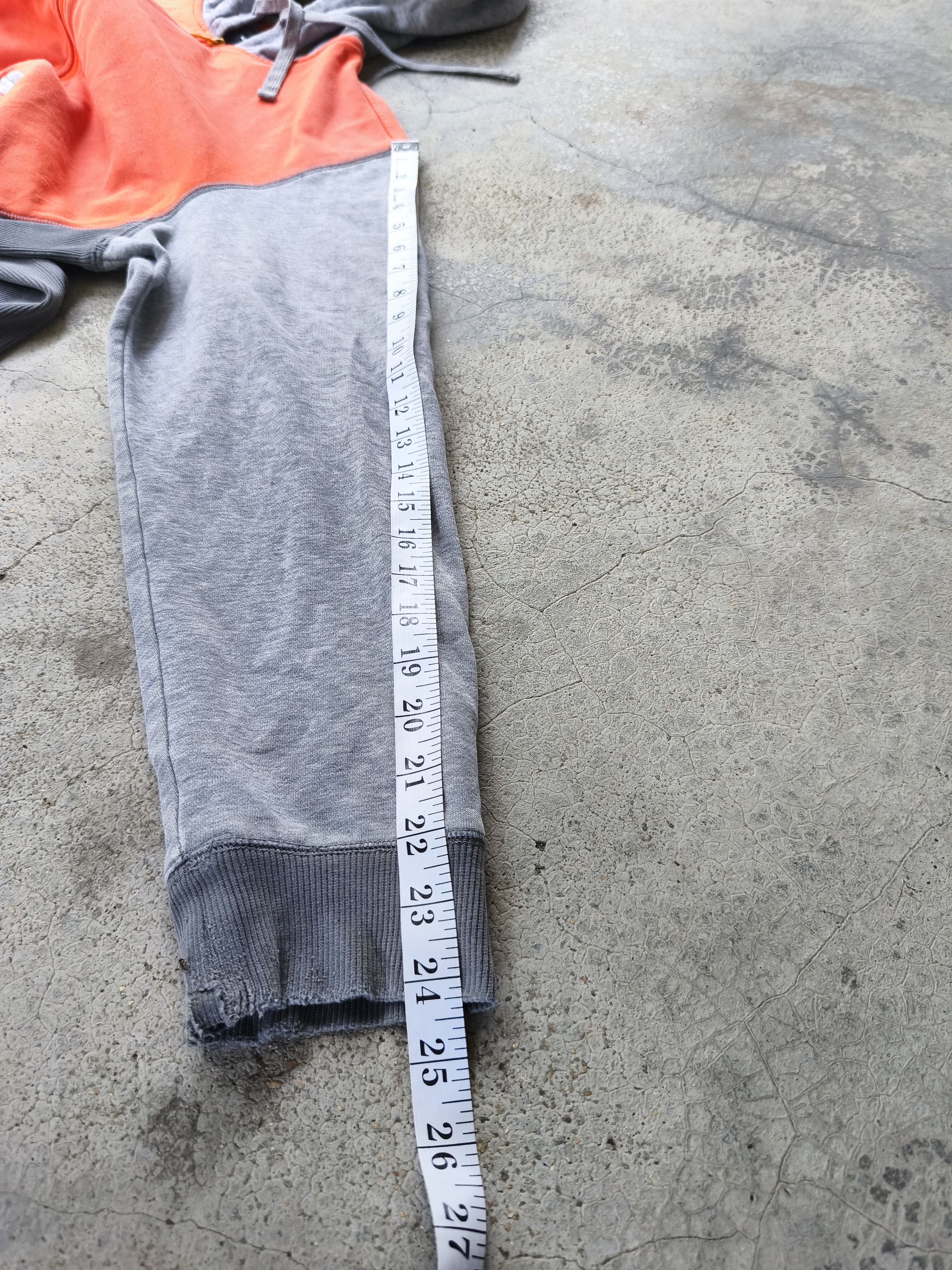 Oakley Oakley Colorblock Half Zip Hoodie Grey Orange Y2K Techwear Size US XL / EU 56 / 4 - 18 Thumbnail