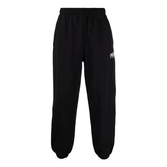 Balenciaga o1w1db10625 Cities Paris Stretch Knee Pant in Black Size US 32 / EU 48 - 1 Thumbnail