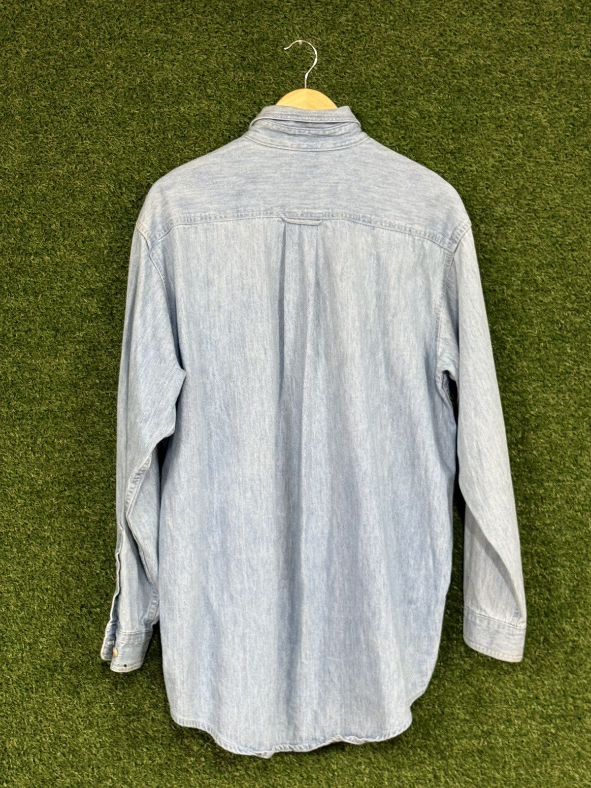 Vintage RARE Crown Royal Made in USA Denim Jean Whisky Shirt Liquor Size US L / EU 52-54 / 3 - 8 Thumbnail