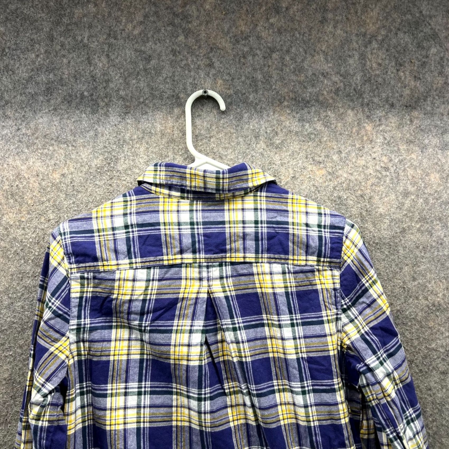 Tommy Hilfiger Tommy Hilfiger Shirt Women Medium Yellow Blue Plaid Casual Button Down Preppy Shirt - Womens Medium Size M / US 6-8 / IT 42-44 - 3 Thumbnail