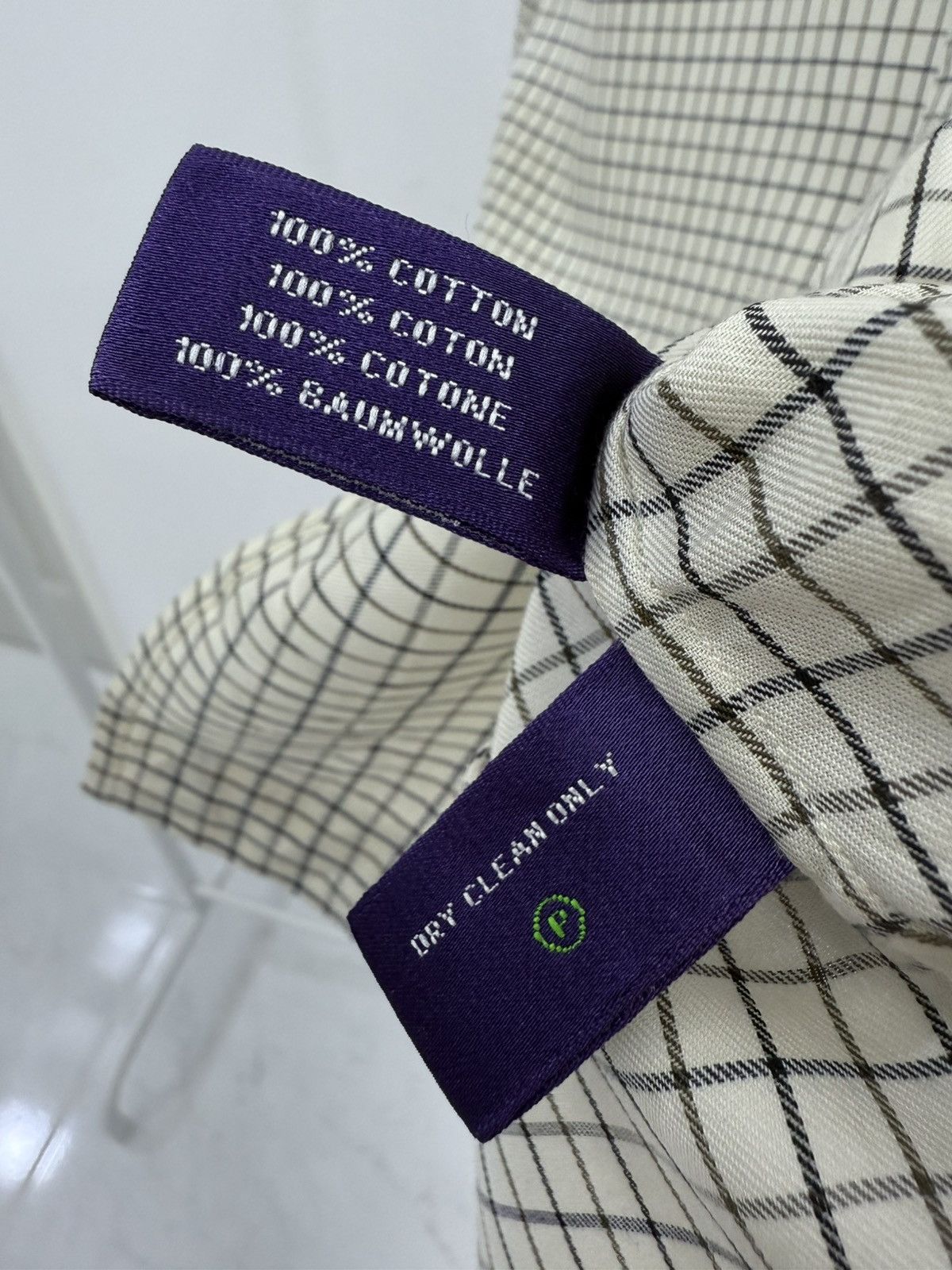 Ralph Lauren Purple Label Ralph Lauren Purple Label Checkered Button Ups Size S / US 4 / IT 40 - 9 Thumbnail