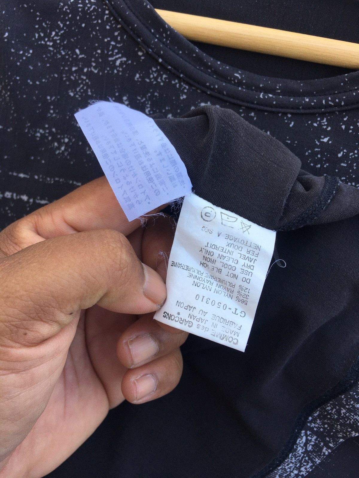 Comme des Garcons Rare Vintage 90s Comme Des Garcons Rayon Longsleeve Shirt Size US S / EU 44-46 / 1 - 11 Thumbnail